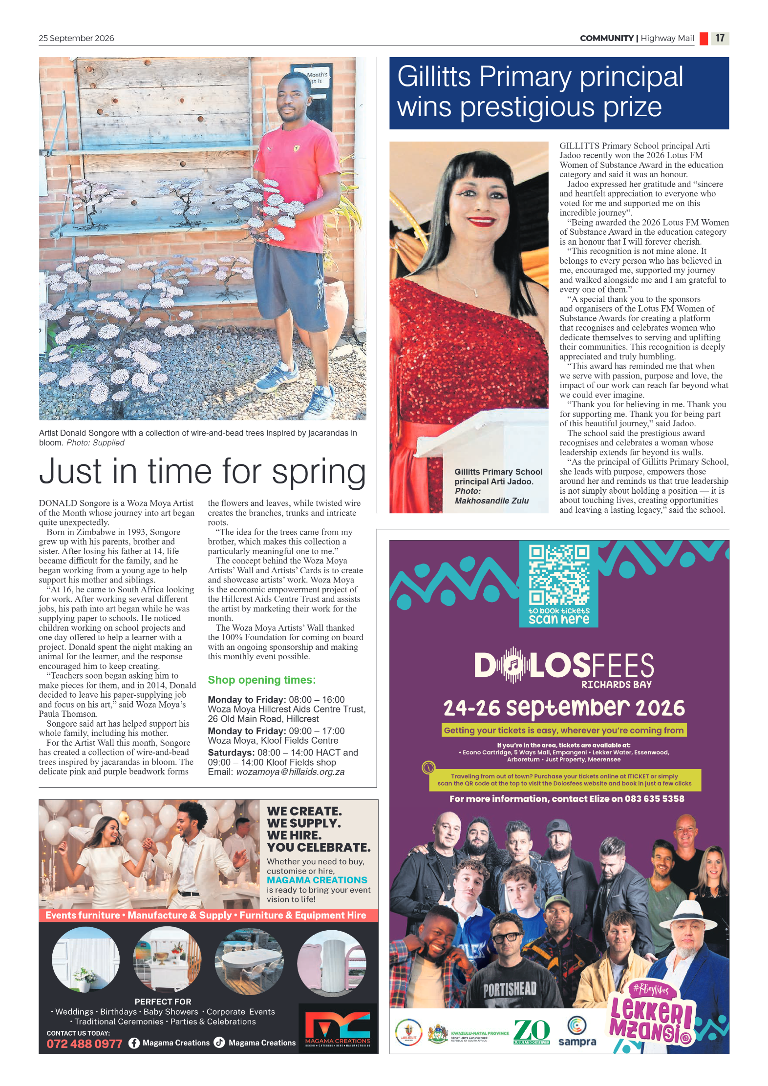 Highway Mail 25 September 2026 page 17
