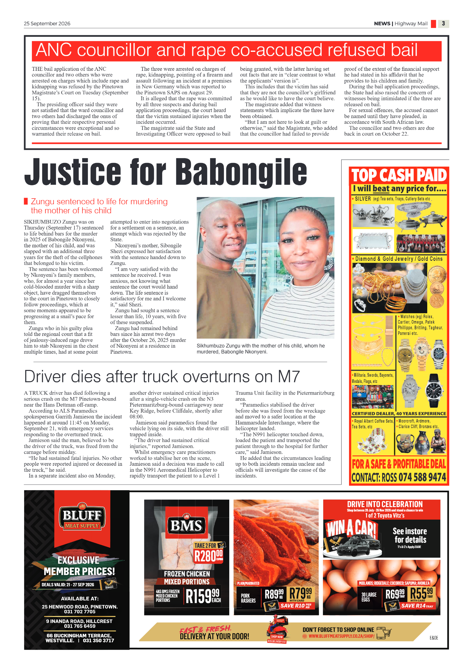 Highway Mail 25 September 2026 page 3