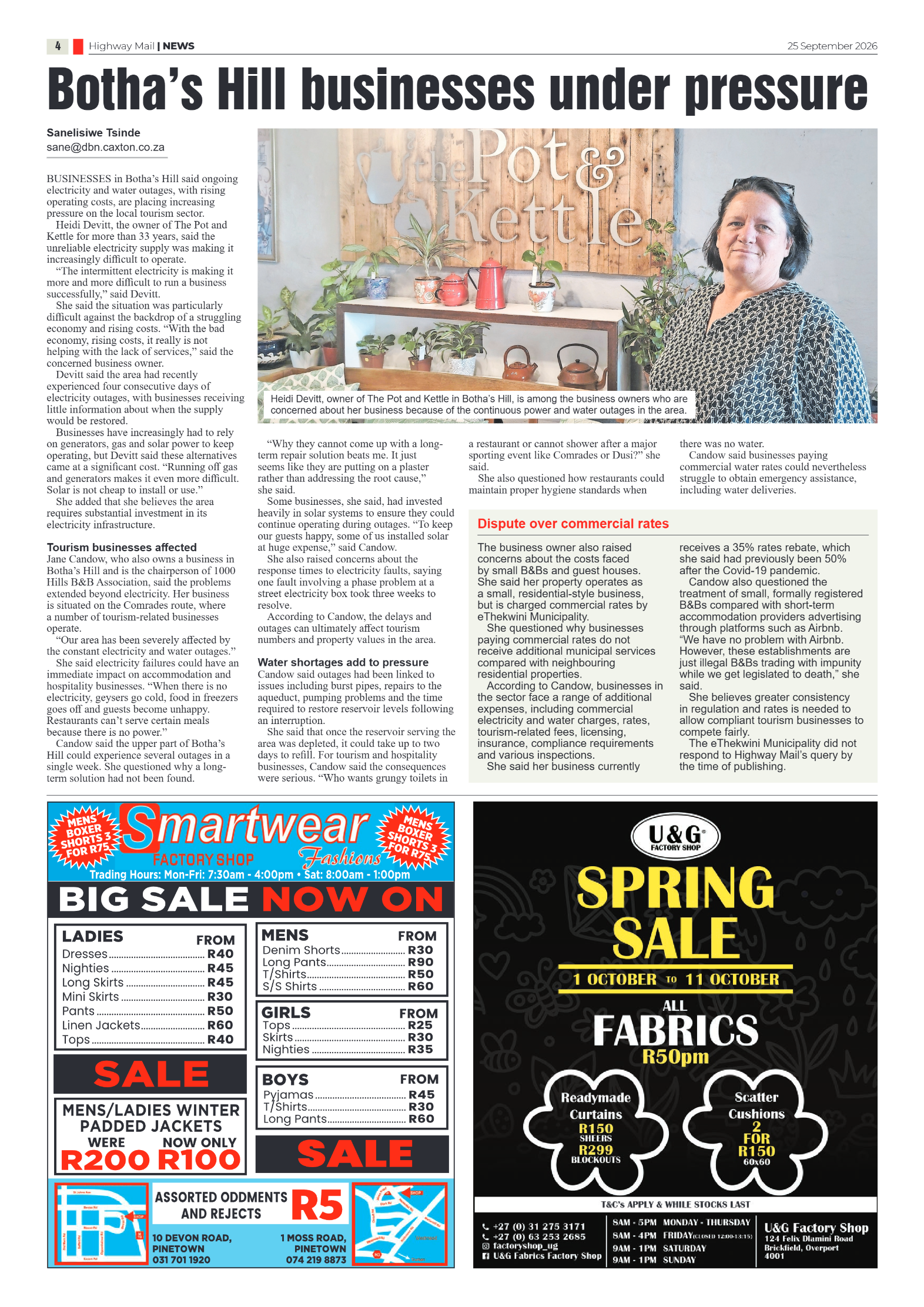 Highway Mail 25 September 2026 page 4