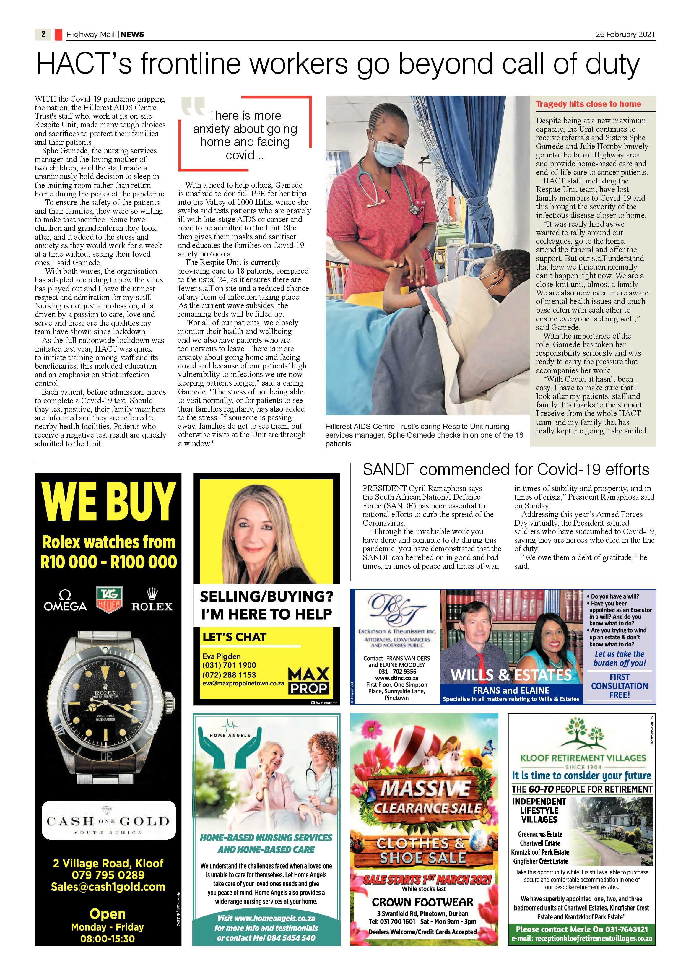 Highway Mail 26 February 2021 page 2