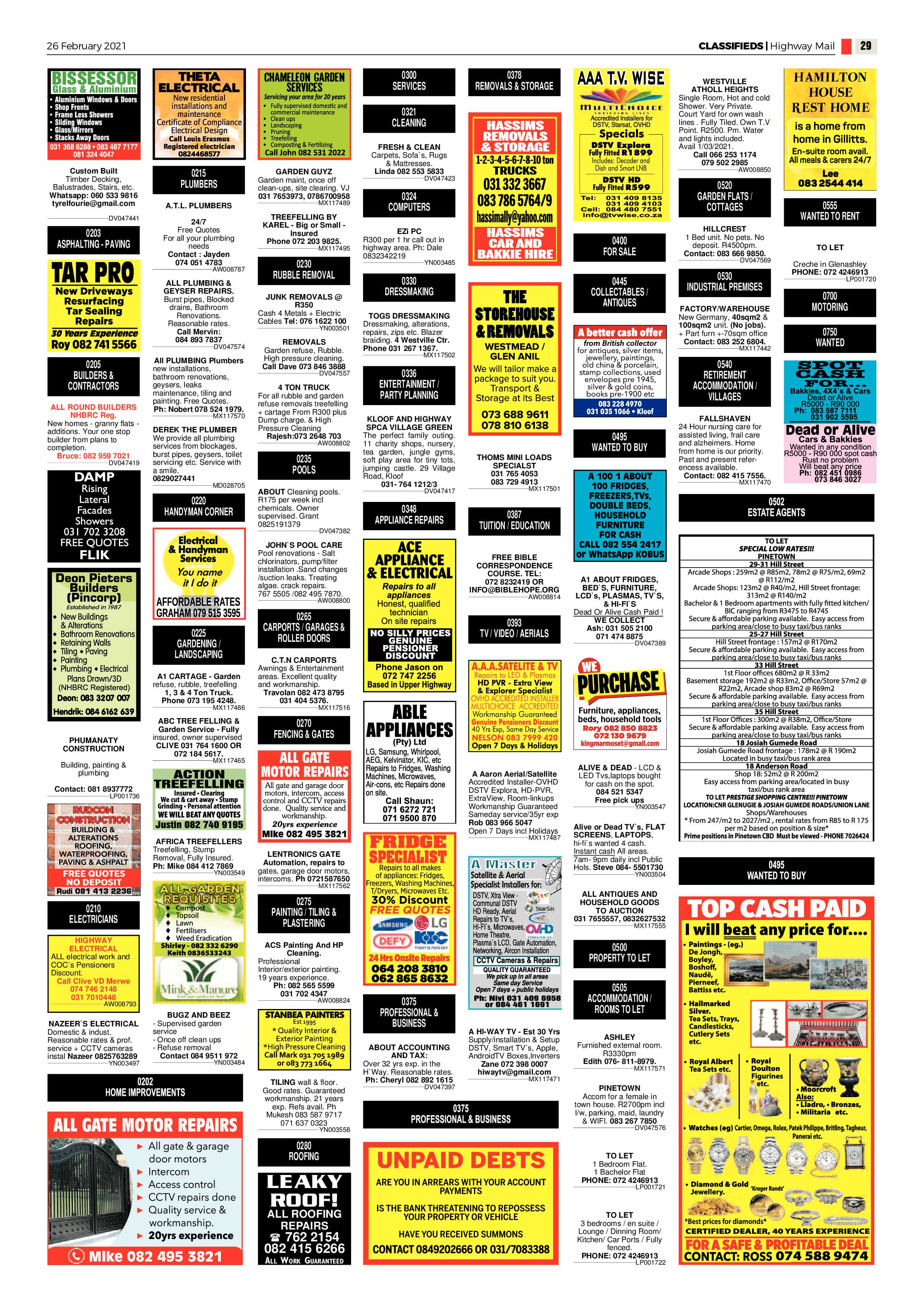 Highway Mail 26 February 2021 page 29
