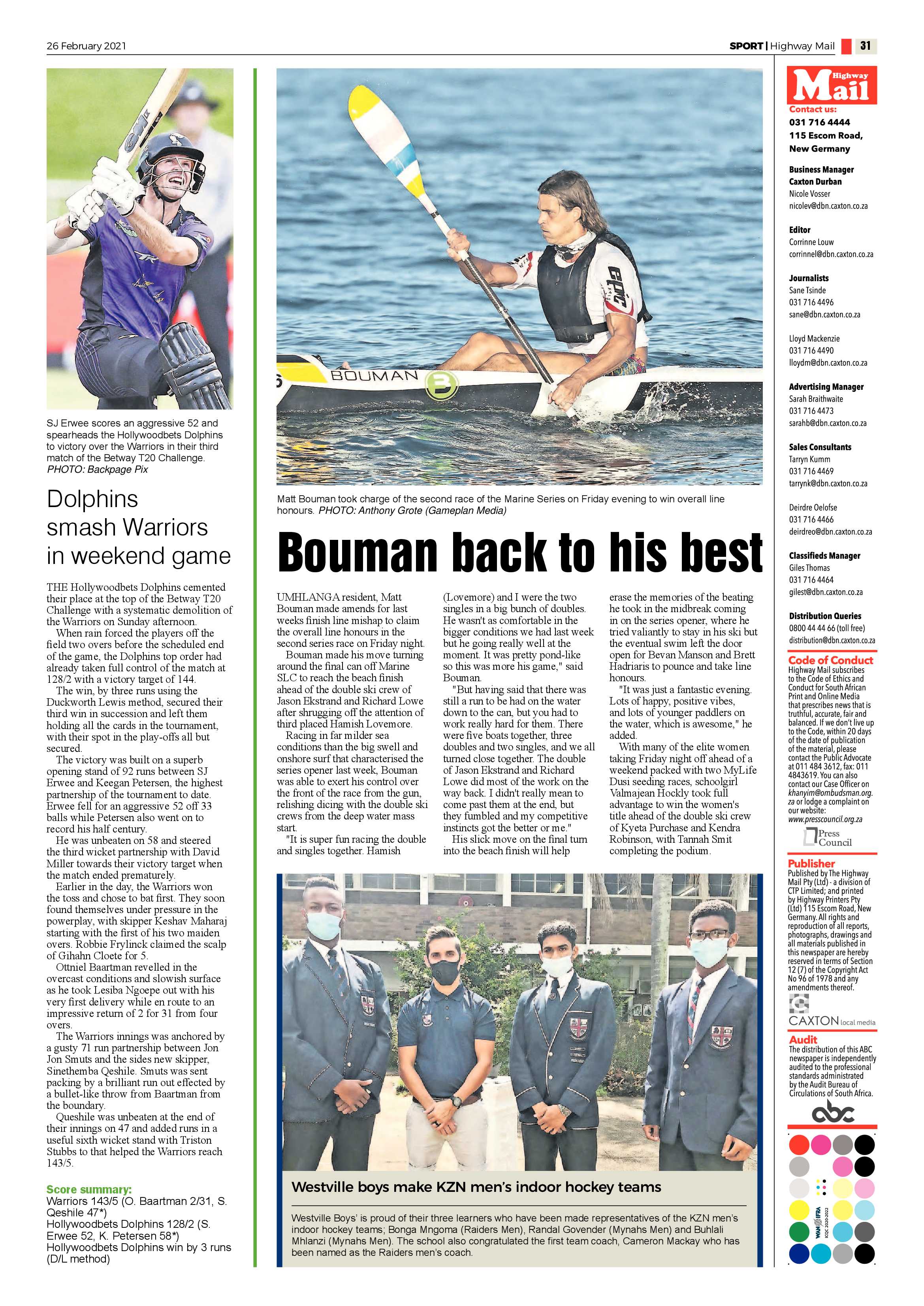 Highway Mail 26 February 2021 page 31