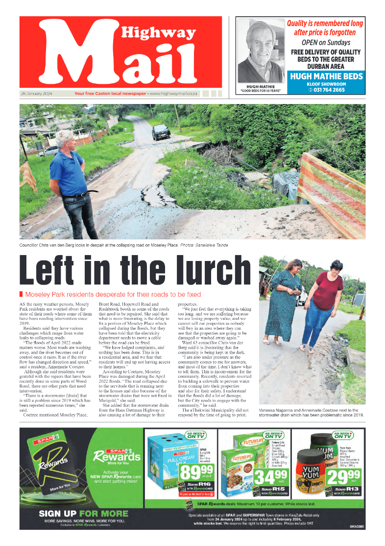 Highway Mail 26 January 2024 page 1