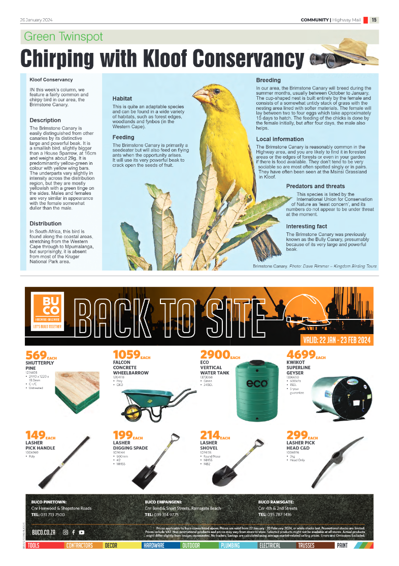 Highway Mail 26 January 2024 page 15