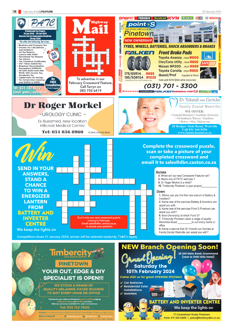 Highway Mail 26 January 2024 page 18