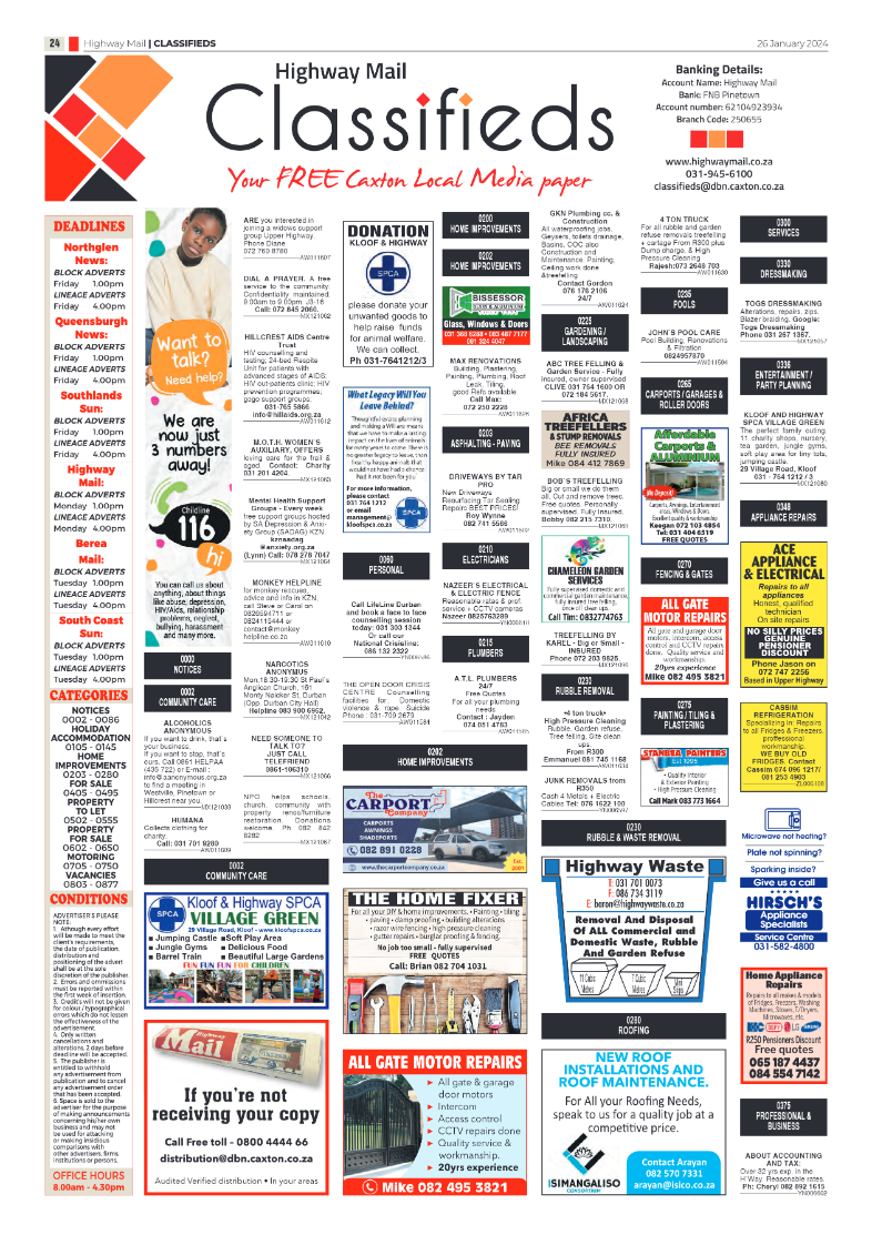 Highway Mail 26 January 2024 page 24