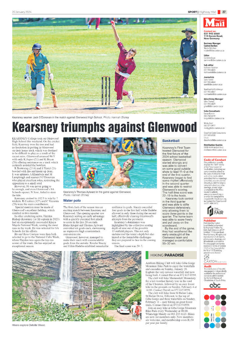 Highway Mail 26 January 2024 page 27