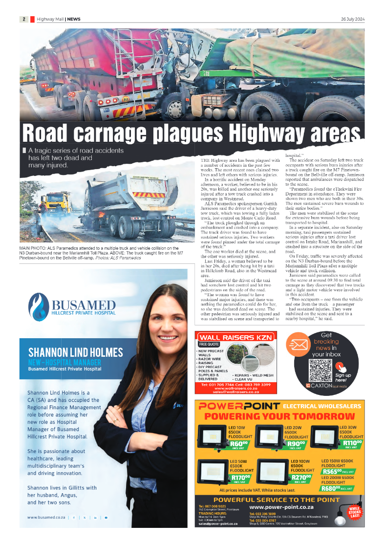 Highway Mail 26 July 2024 page 2