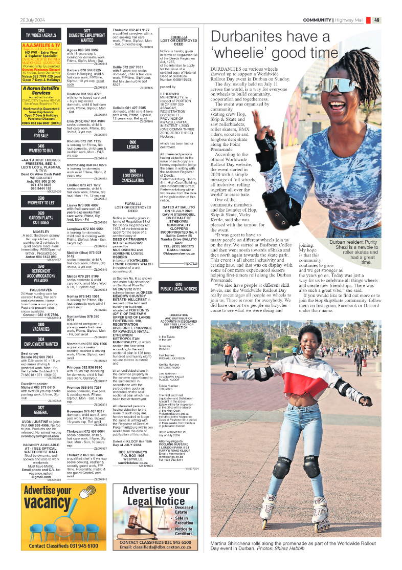 Highway Mail 26 July 2024 page 49