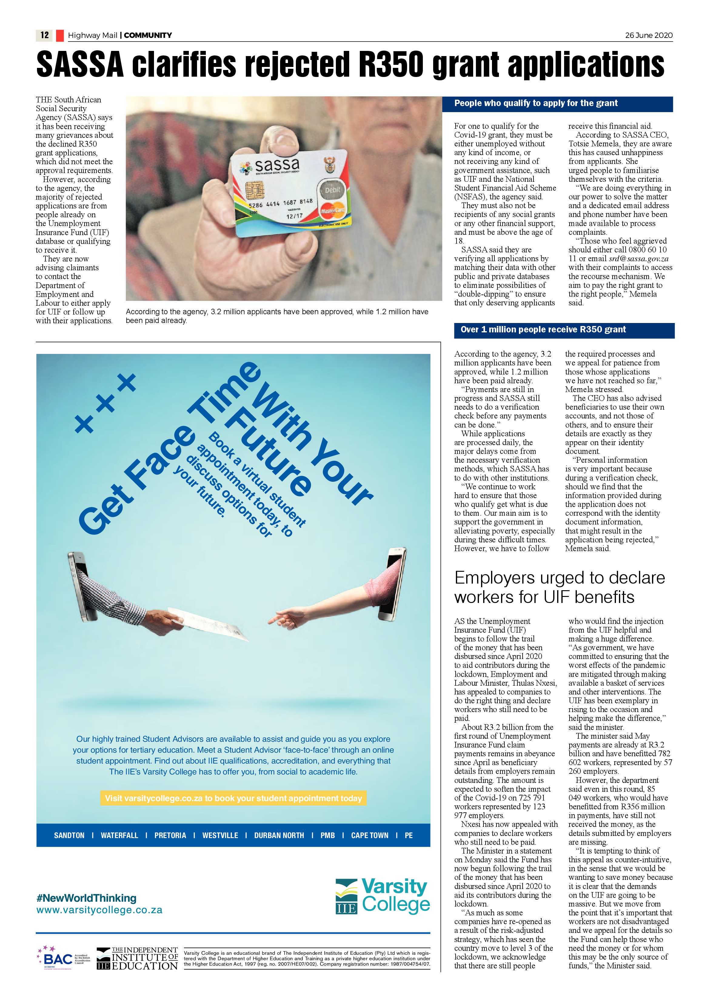 Highway Mail 26 June 2020 page 12