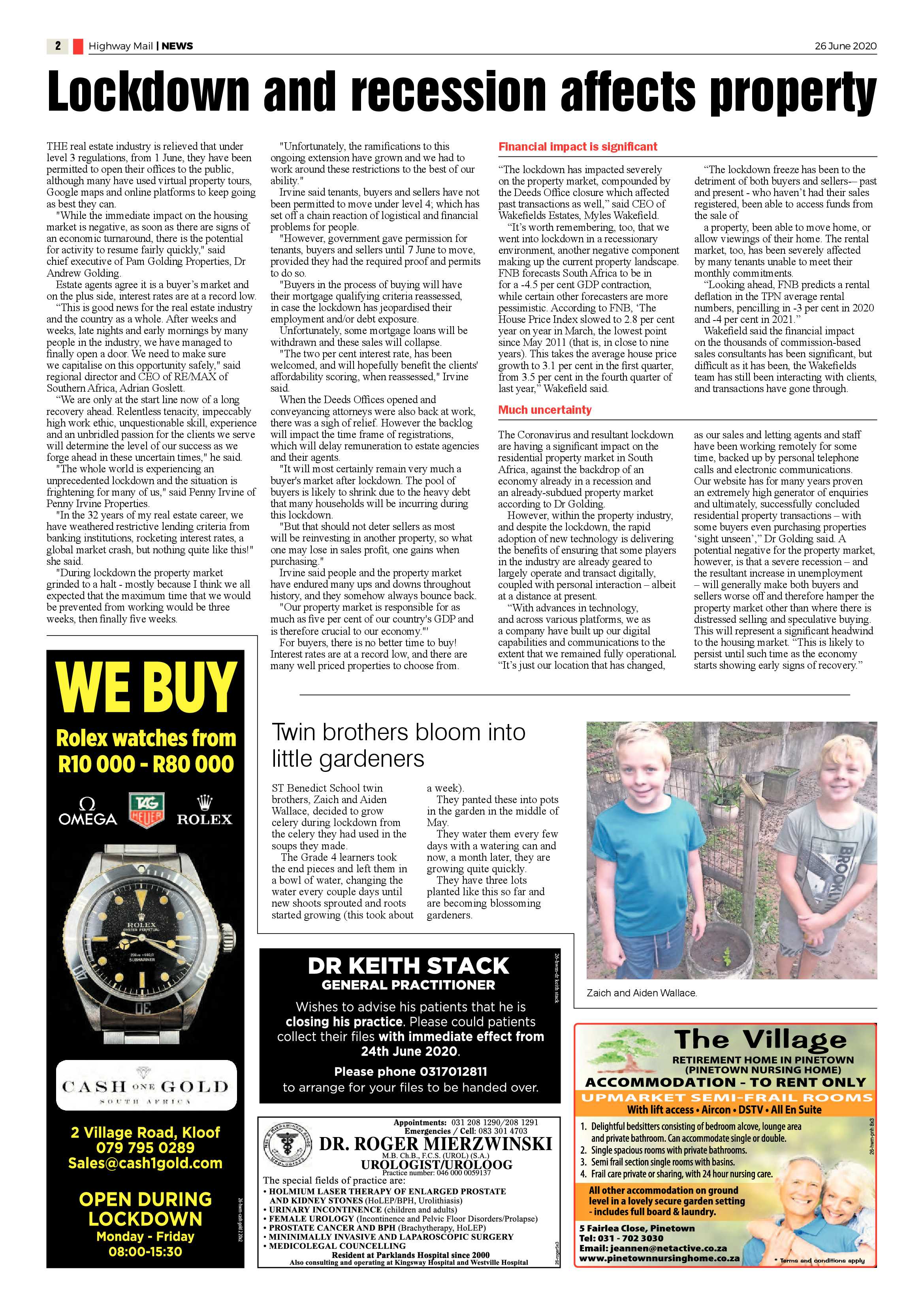 Highway Mail 26 June 2020 page 2
