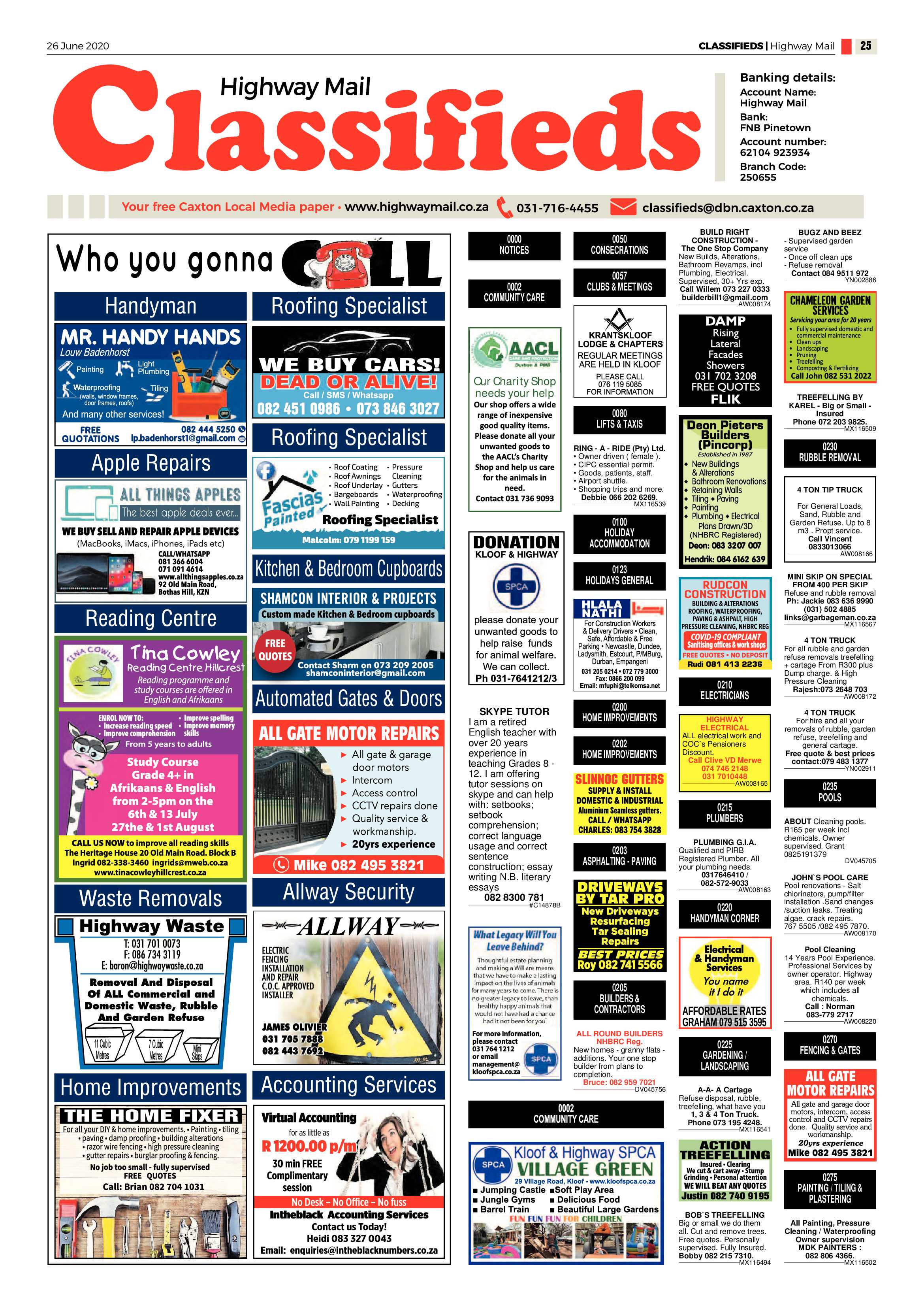 Highway Mail 26 June 2020 page 25
