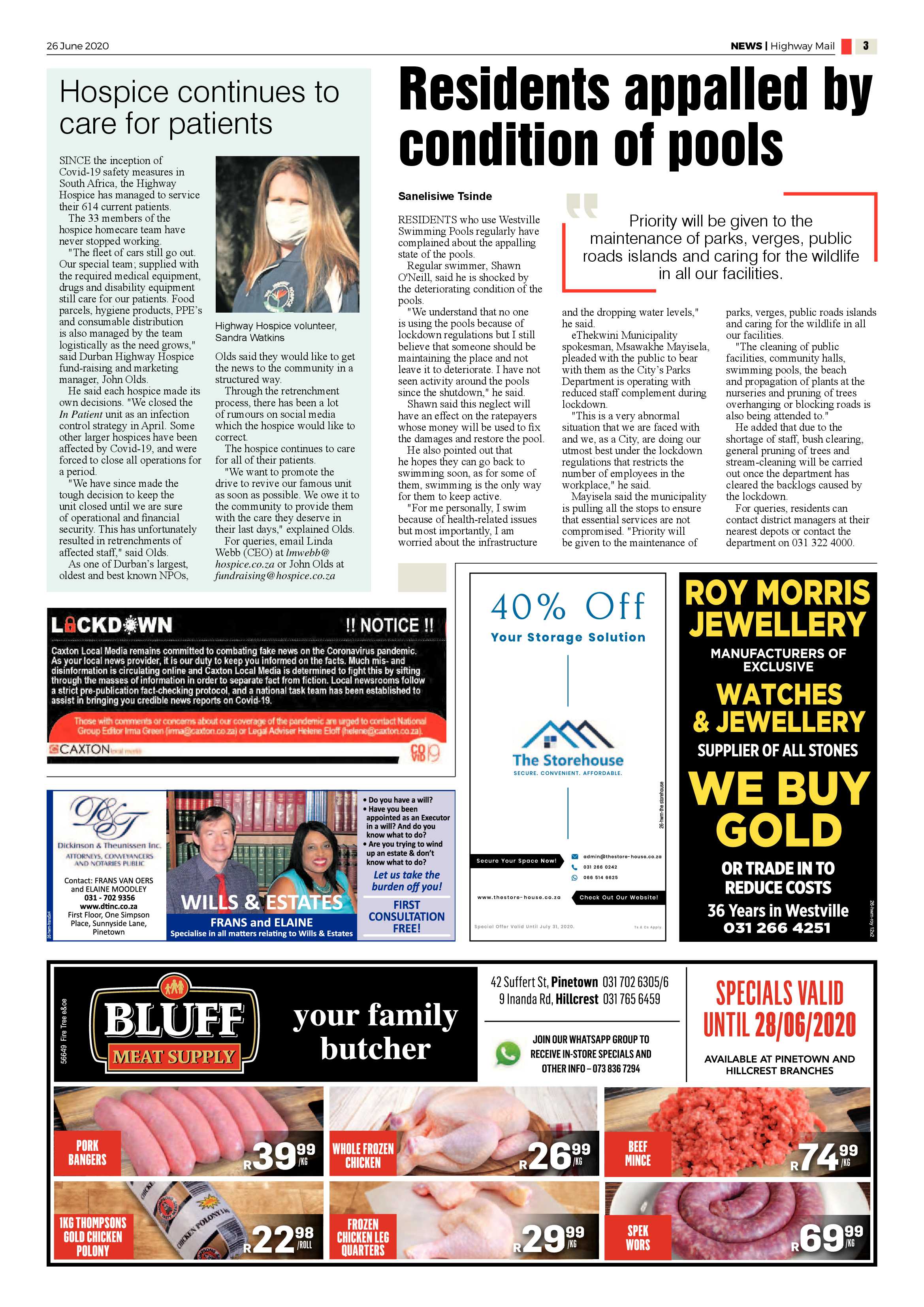 Highway Mail 26 June 2020 page 3