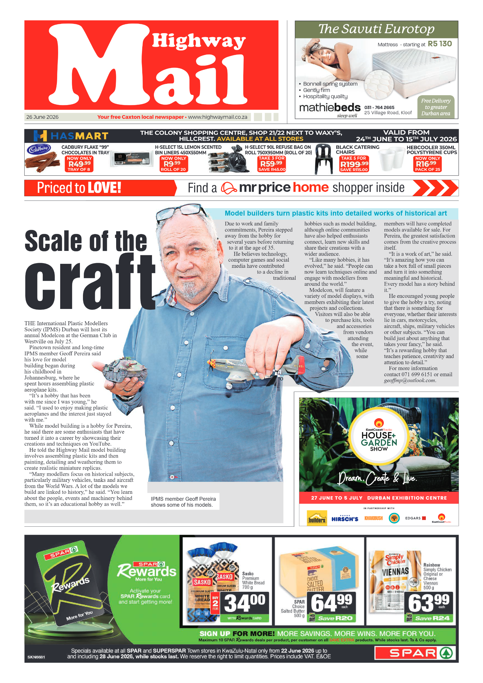 Highway Mail 26 June 2026 page 1