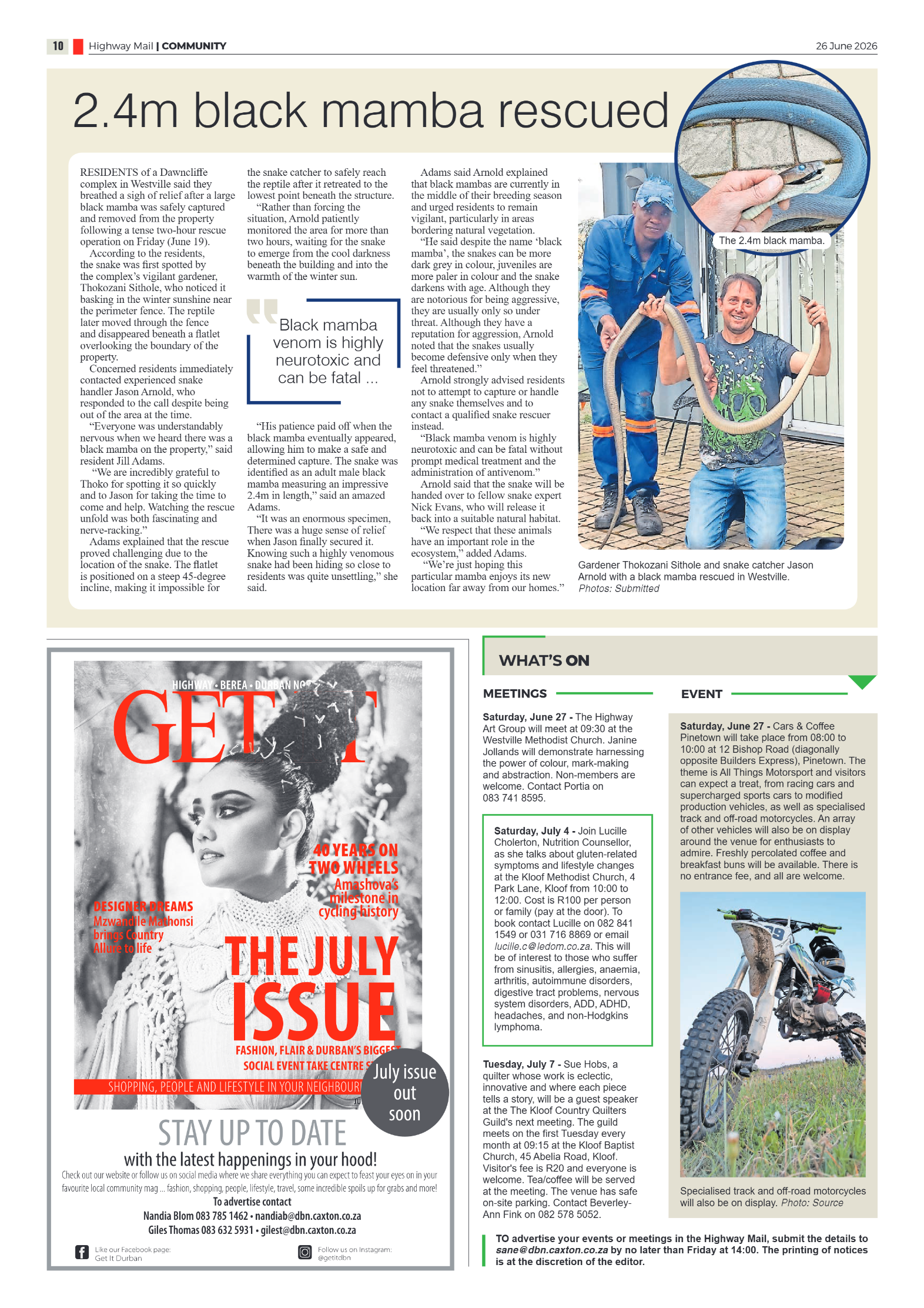 Highway Mail 26 June 2026 page 10