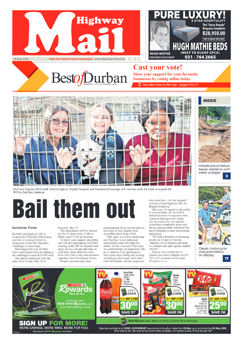 Highway Mail 26 May 2023 page 1