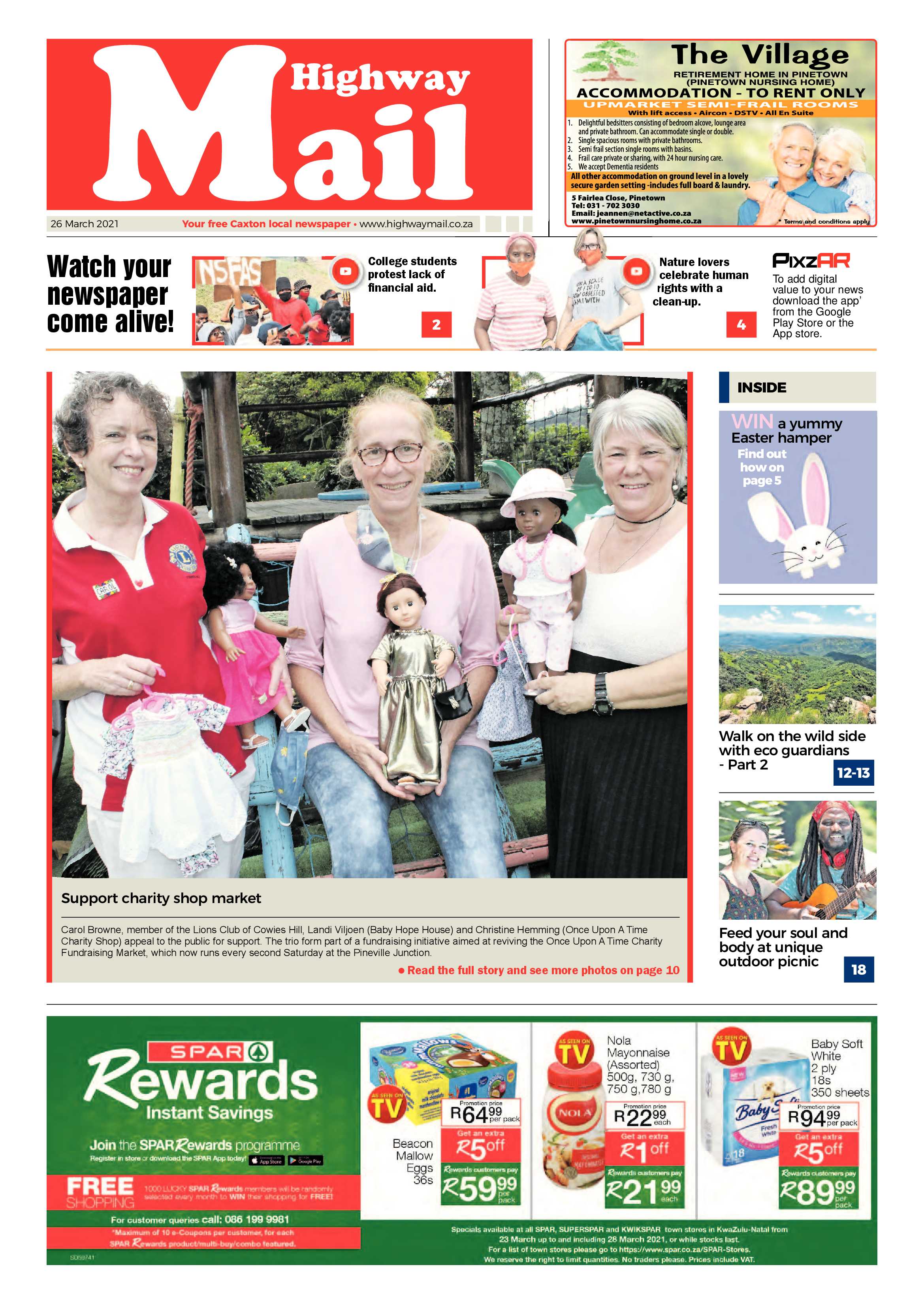 Highway Mail 26 March 2021 page 1