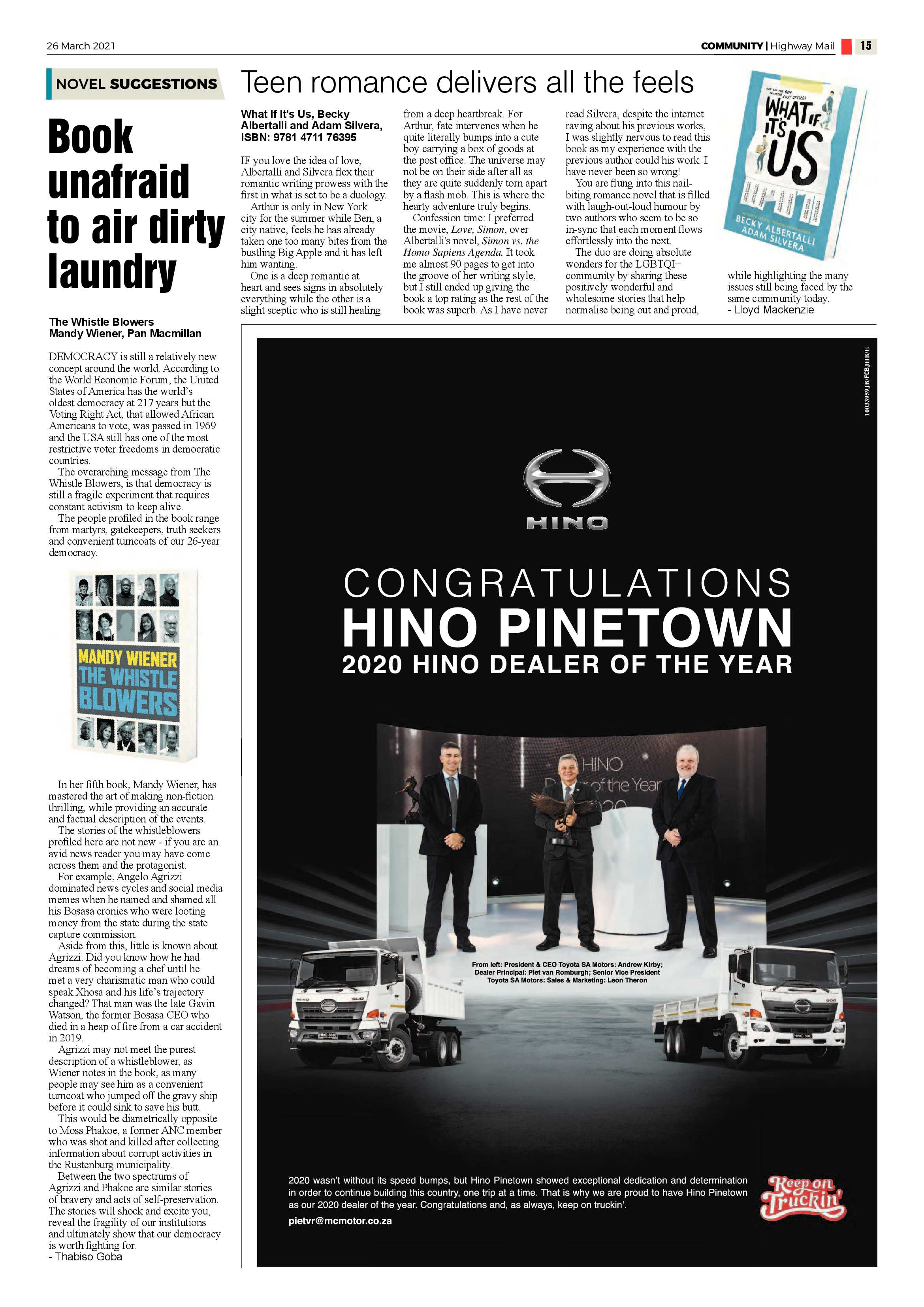 Highway Mail 26 March 2021 page 15