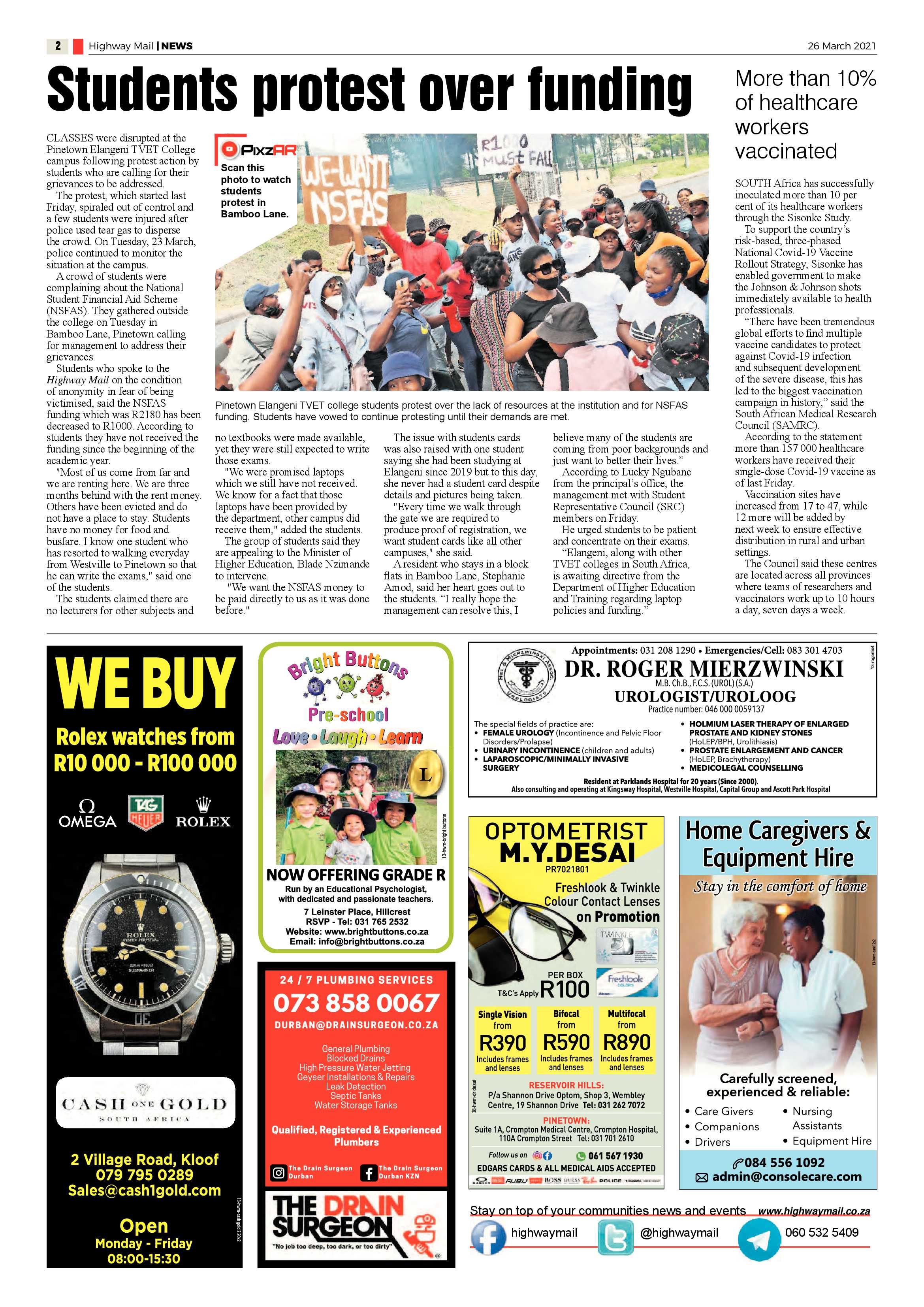 Highway Mail 26 March 2021 page 2