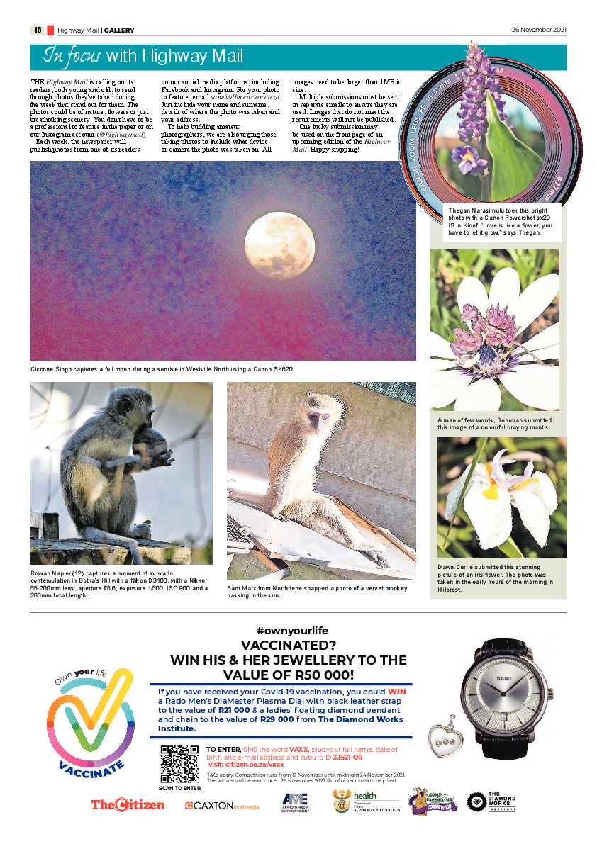 Highway Mail 26 November 2021 page 16