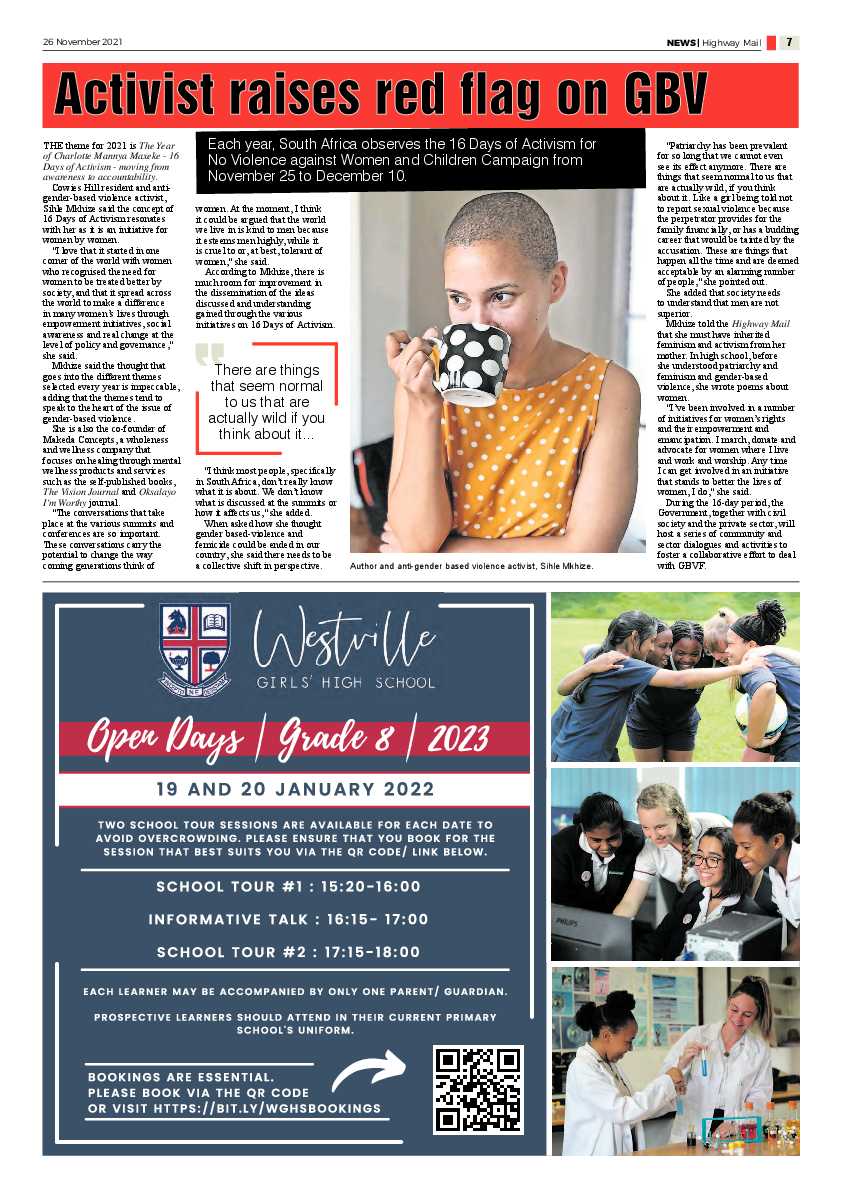 Highway Mail 26 November 2021 page 7
