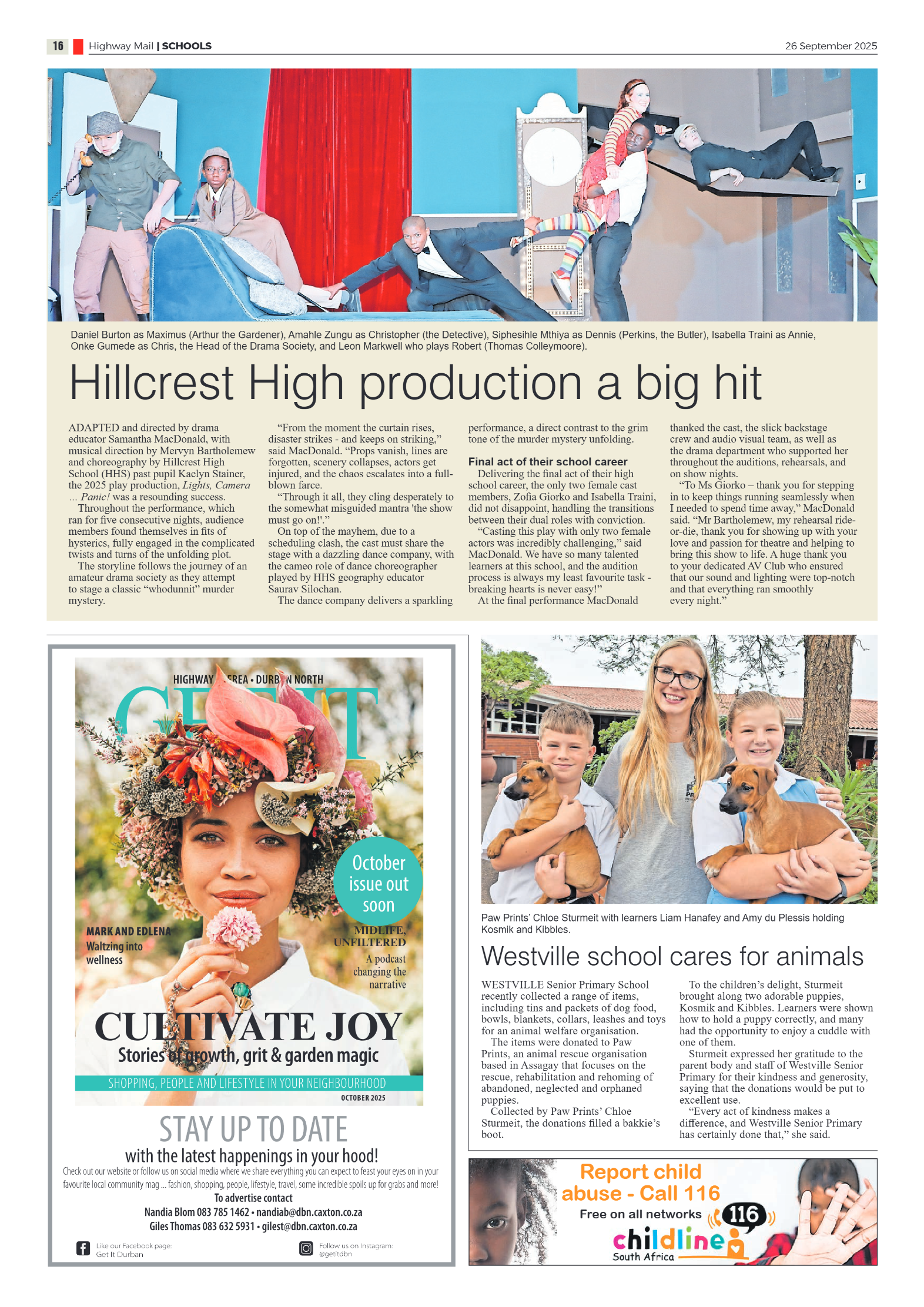 Highway Mail 26 September 2025 page 16
