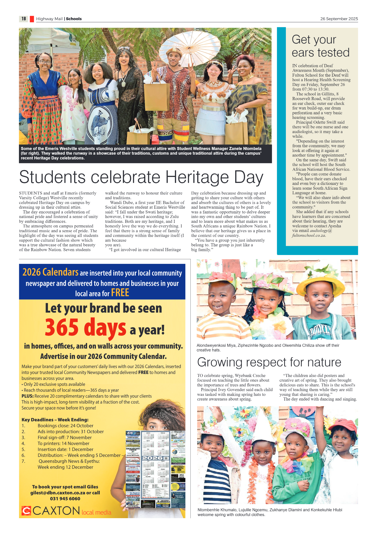 Highway Mail 26 September 2025 page 18