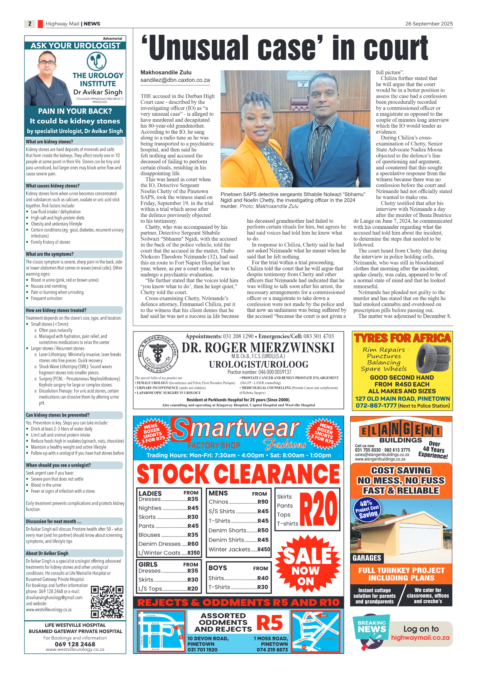 Highway Mail 26 September 2025 page 2