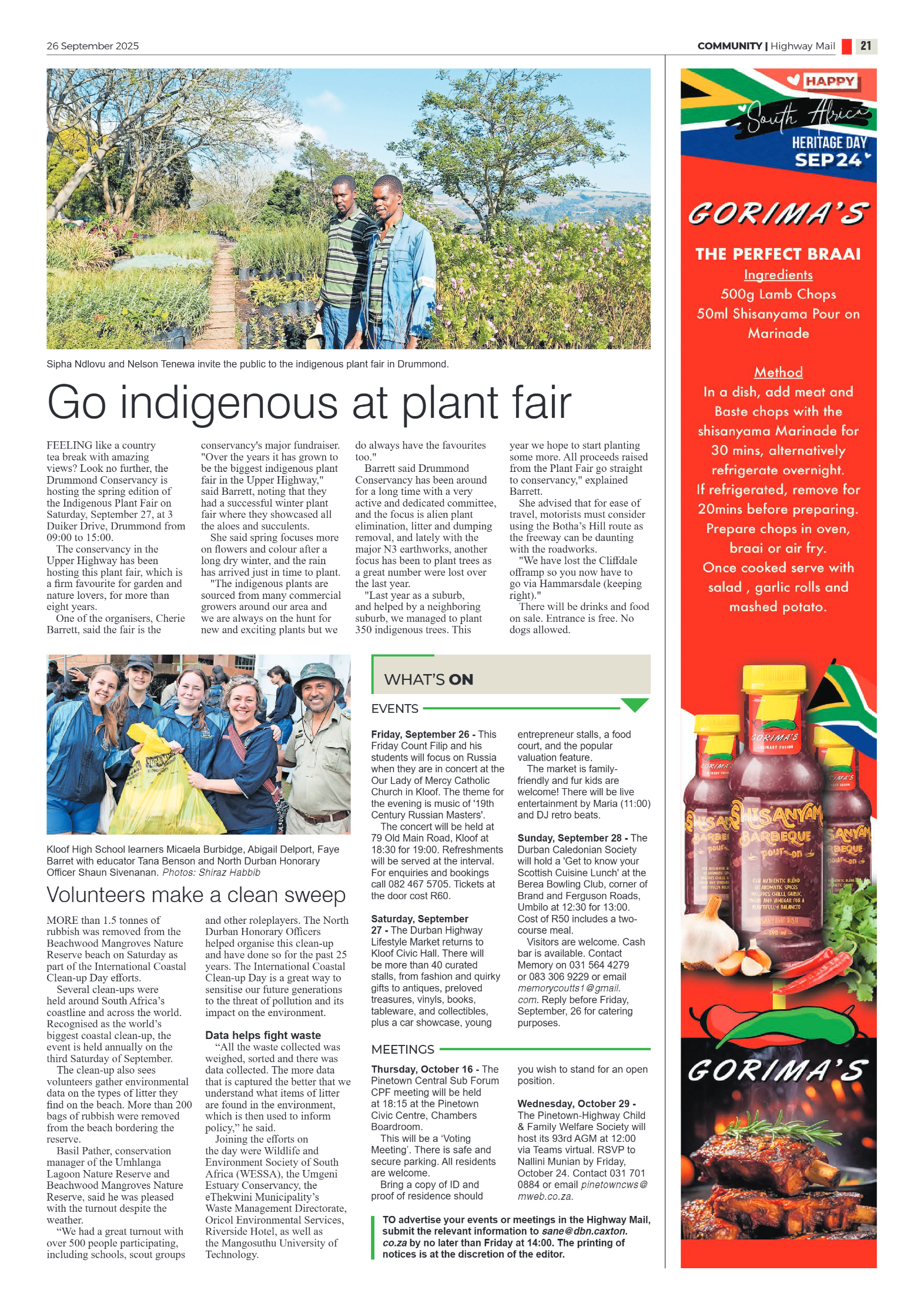 Highway Mail 26 September 2025 page 21