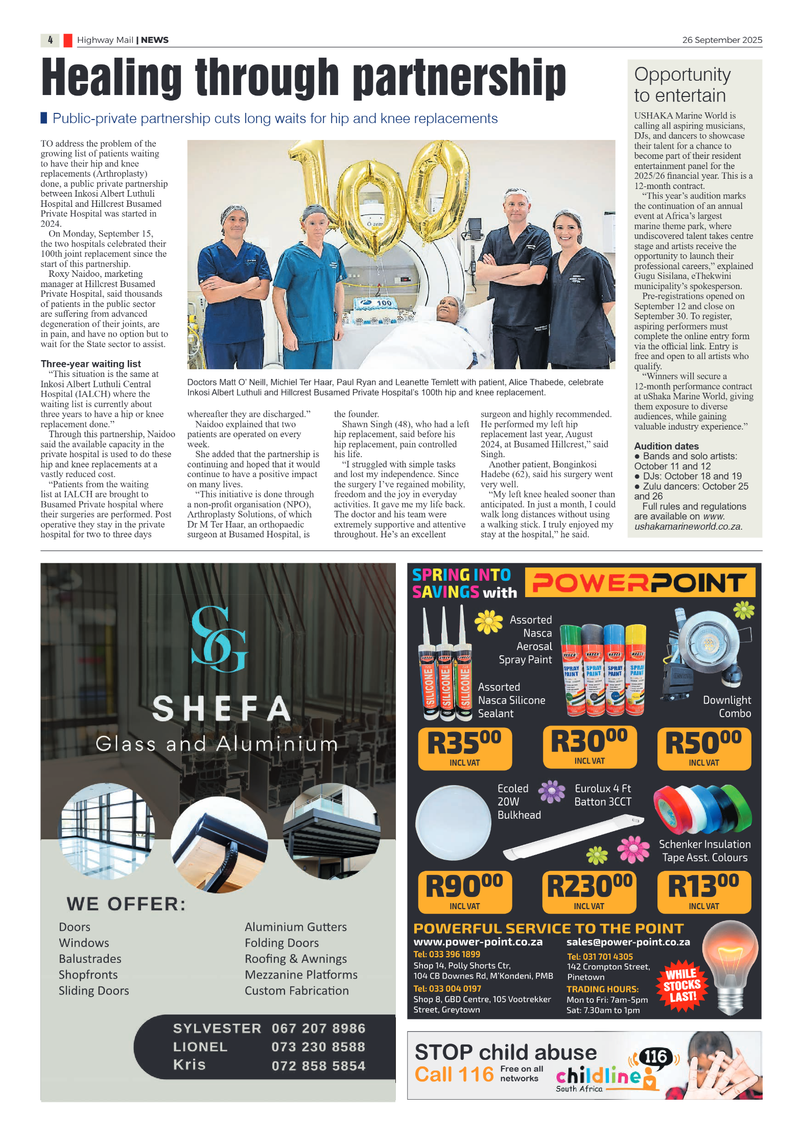 Highway Mail 26 September 2025 page 4