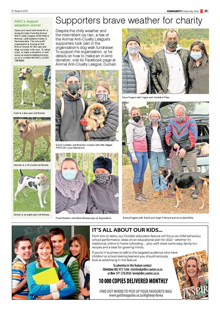 Highway Mail 27 August 2021 page 21