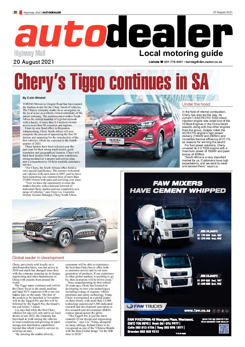 Highway Mail 27 August 2021 page 22