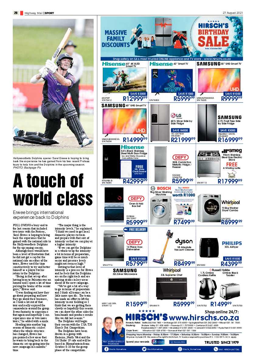 Highway Mail 27 August 2021 page 28