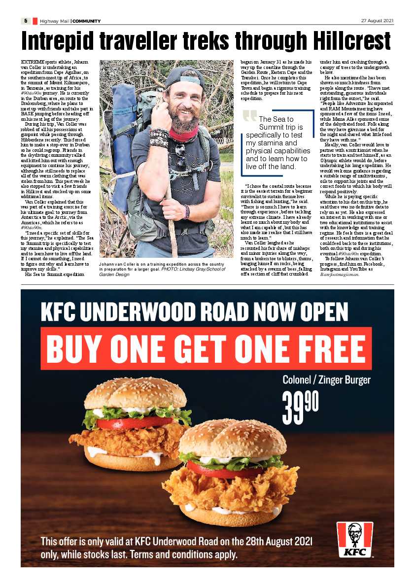 Highway Mail 27 August 2021 page 6