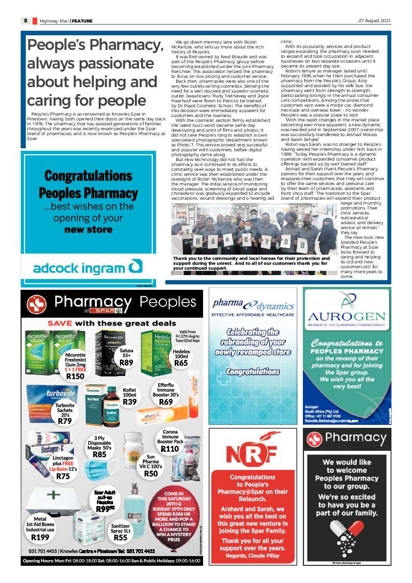 Highway Mail 27 August 2021 page 8