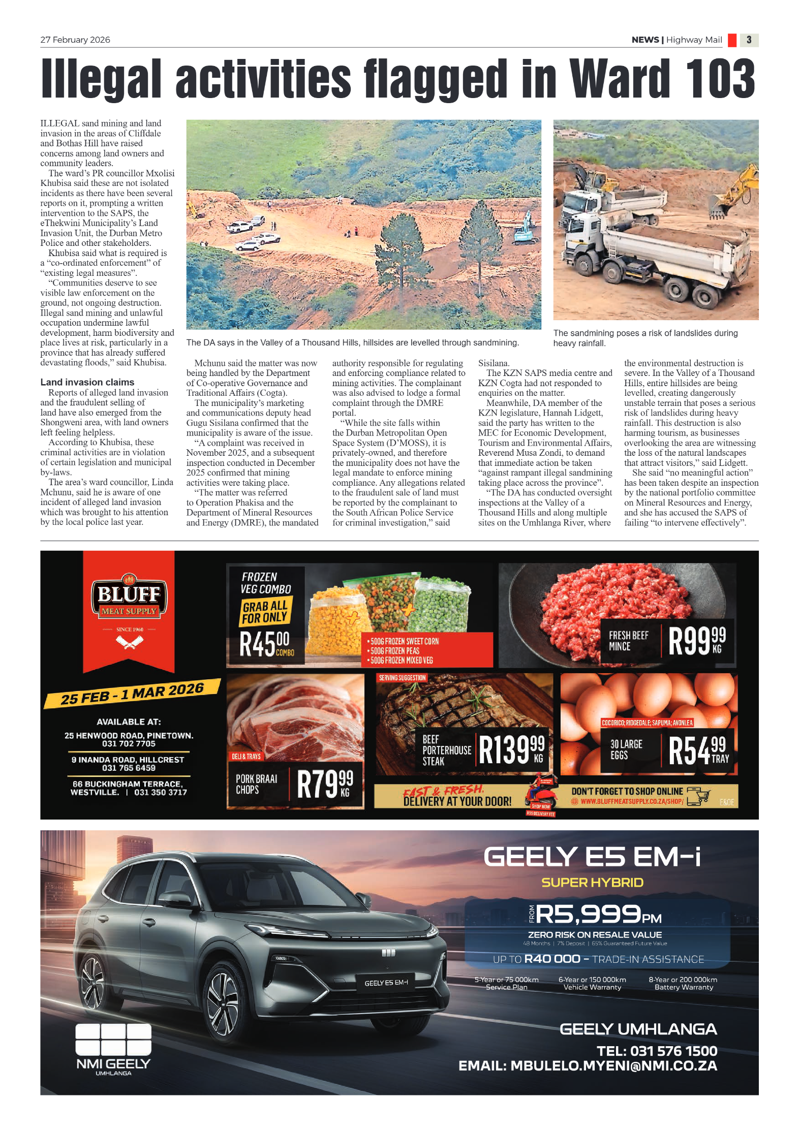 Highway Mail 27 February 2026 page 3