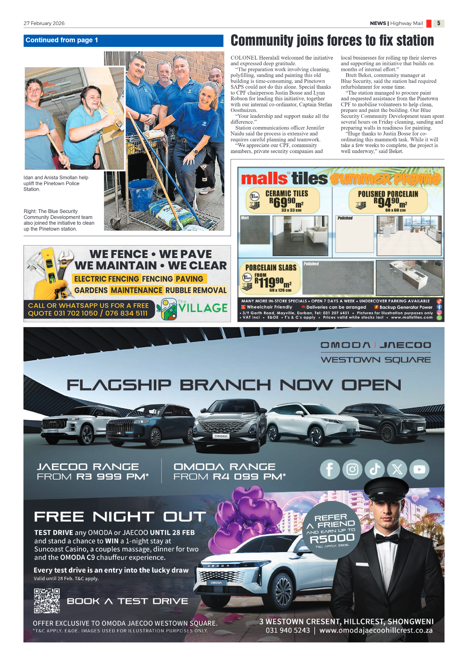 Highway Mail 27 February 2026 page 5