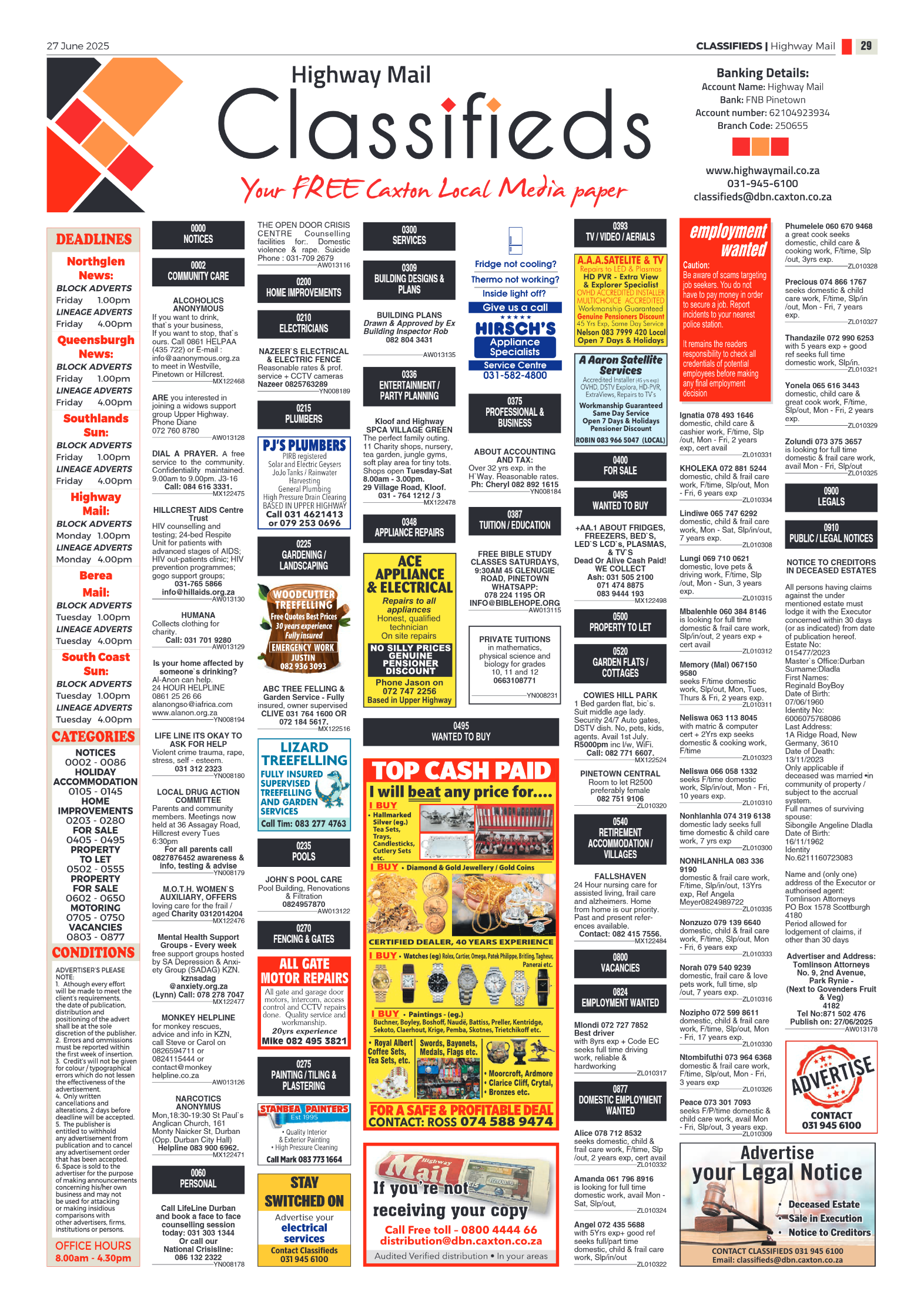 Highway Mail 27 June 2025 page 29
