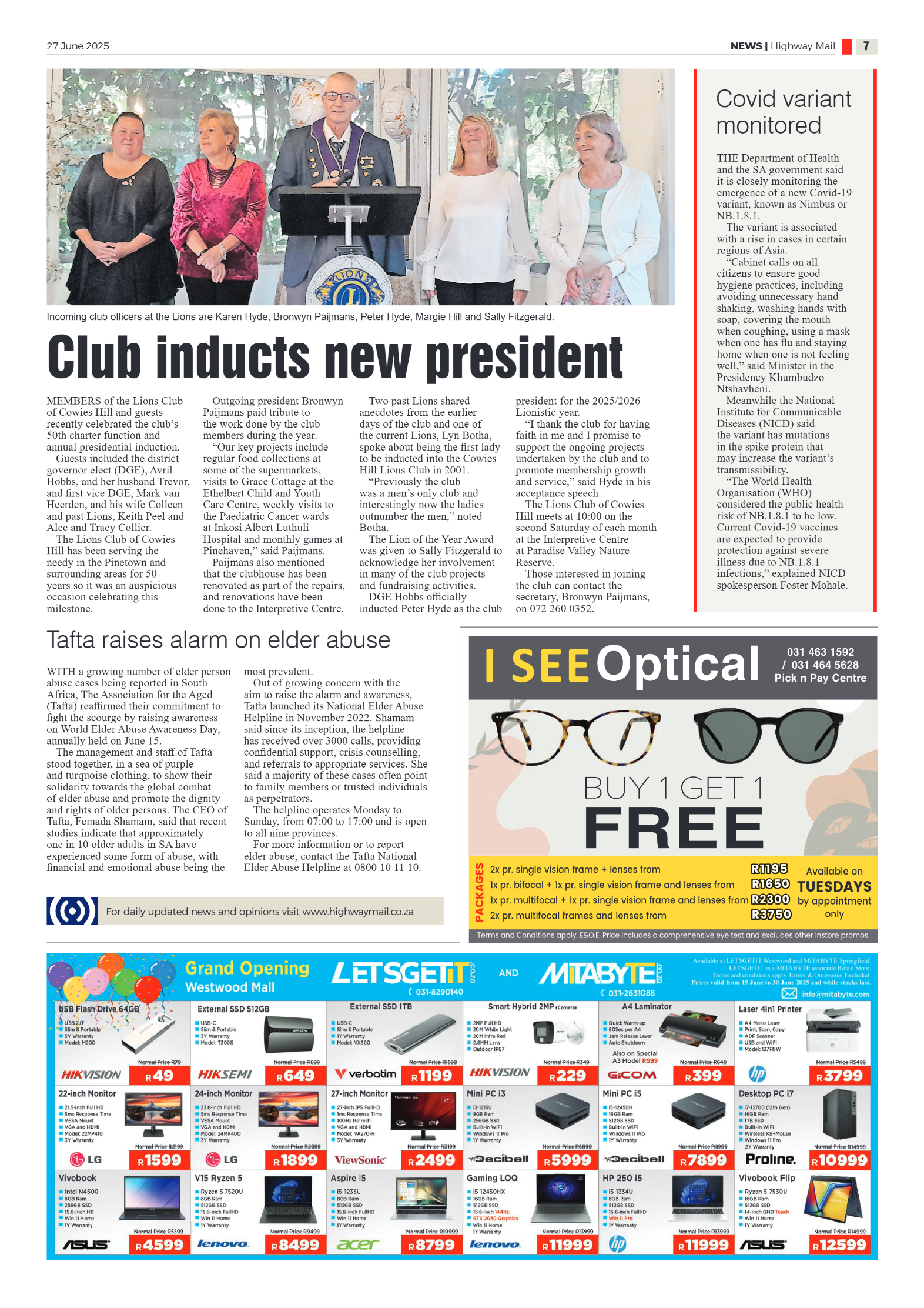 Highway Mail 27 June 2025 page 7
