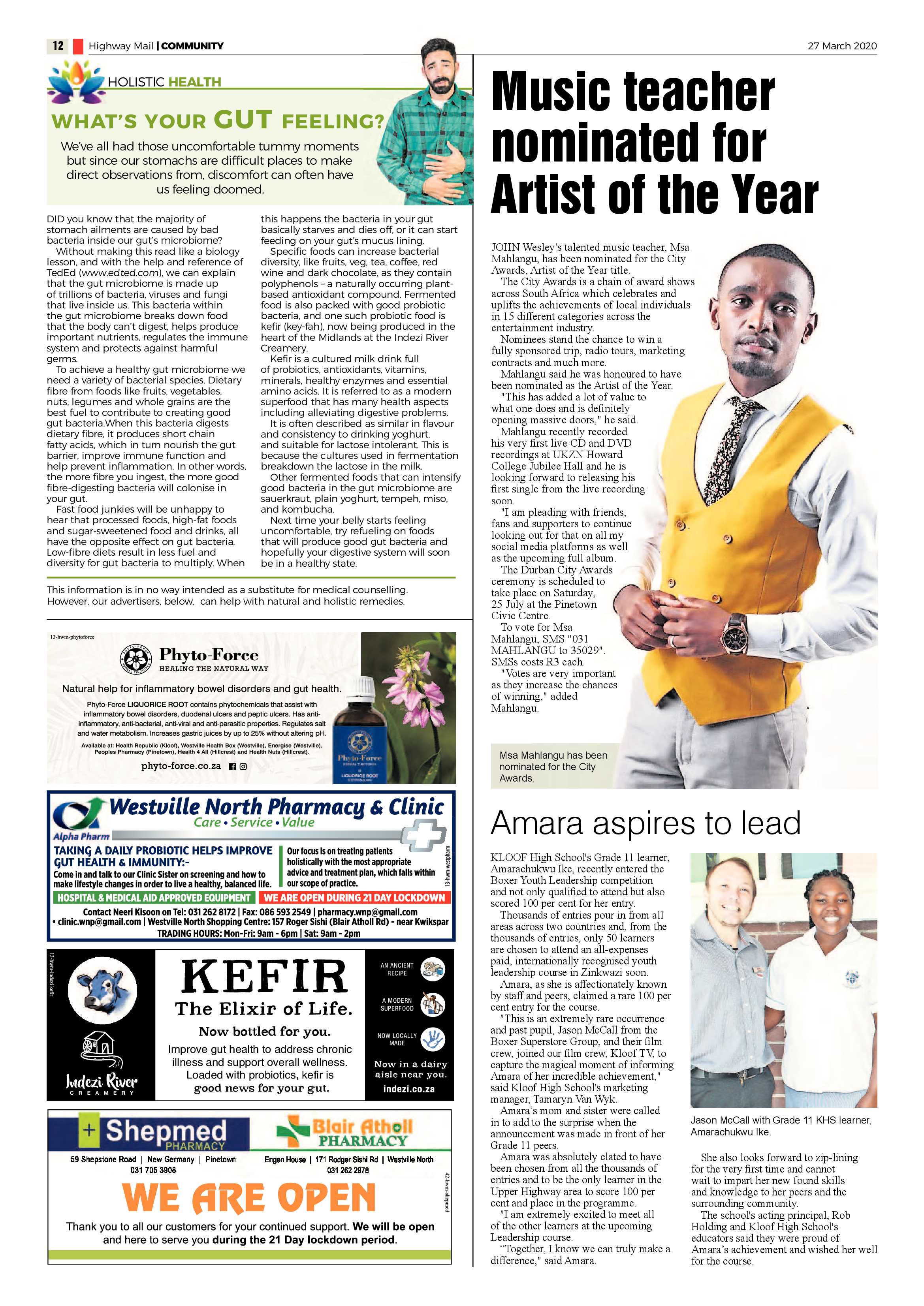 Highway Mail 27 March 2020 page 12