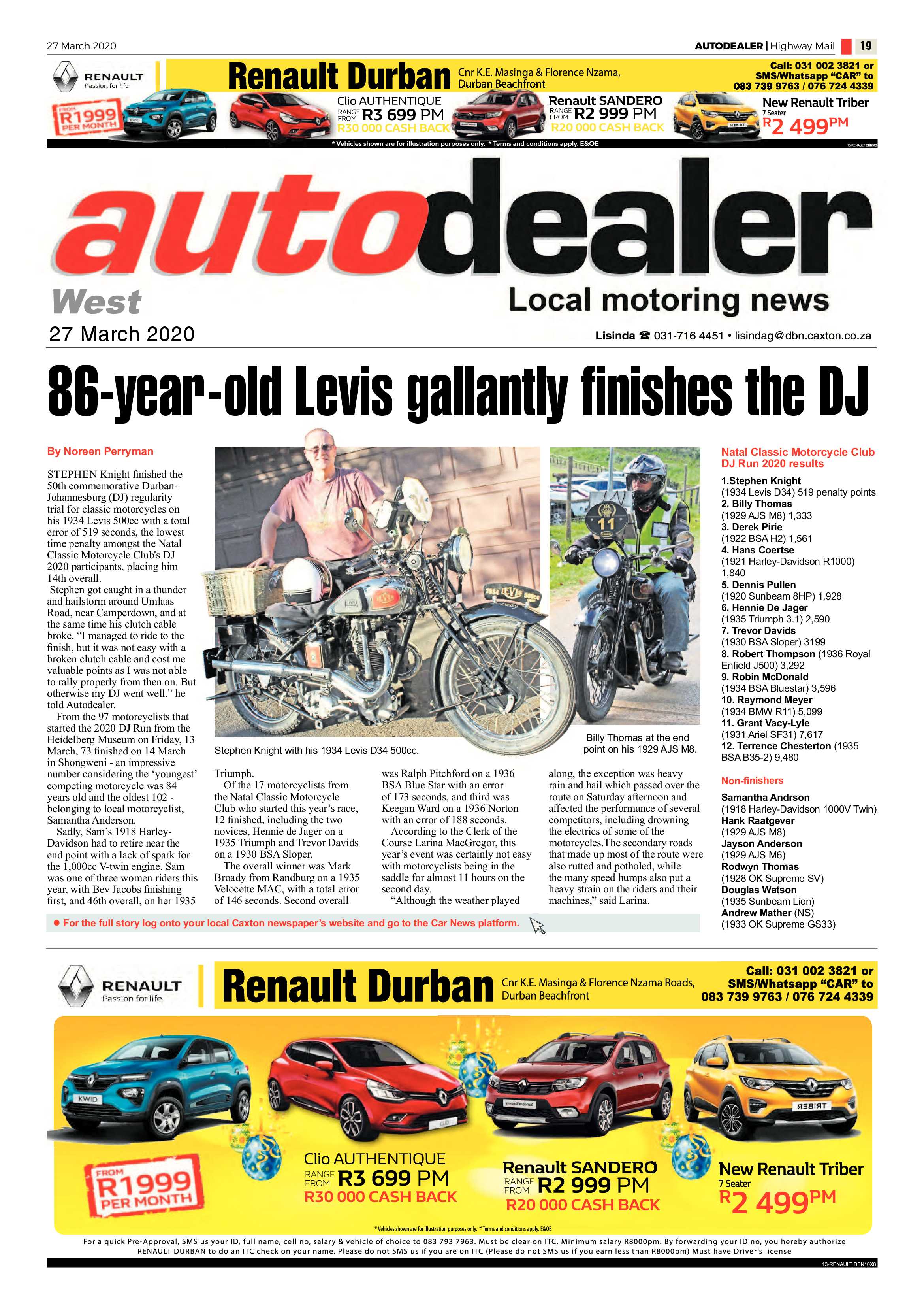 Highway Mail 27 March 2020 page 19