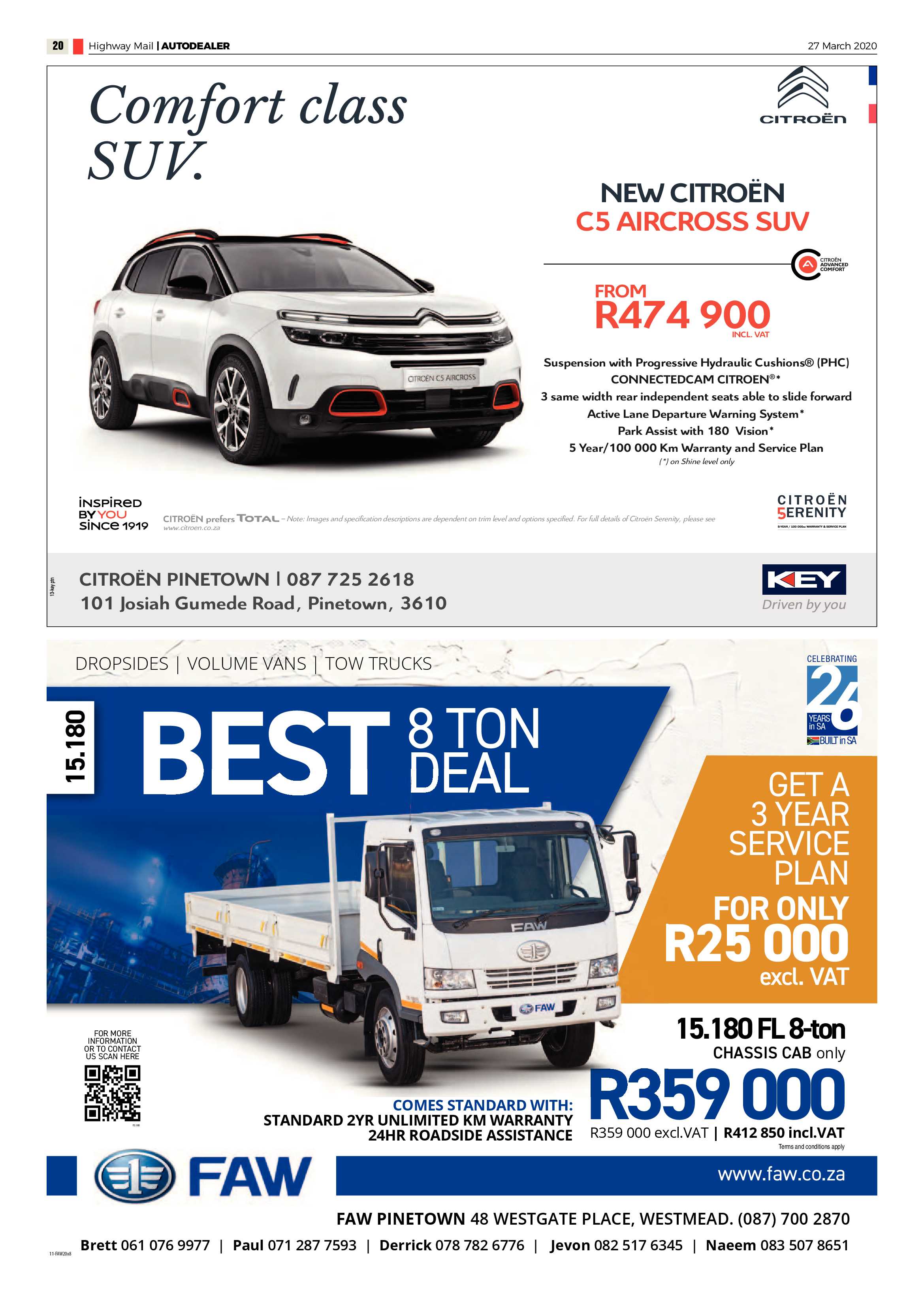 Highway Mail 27 March 2020 page 20