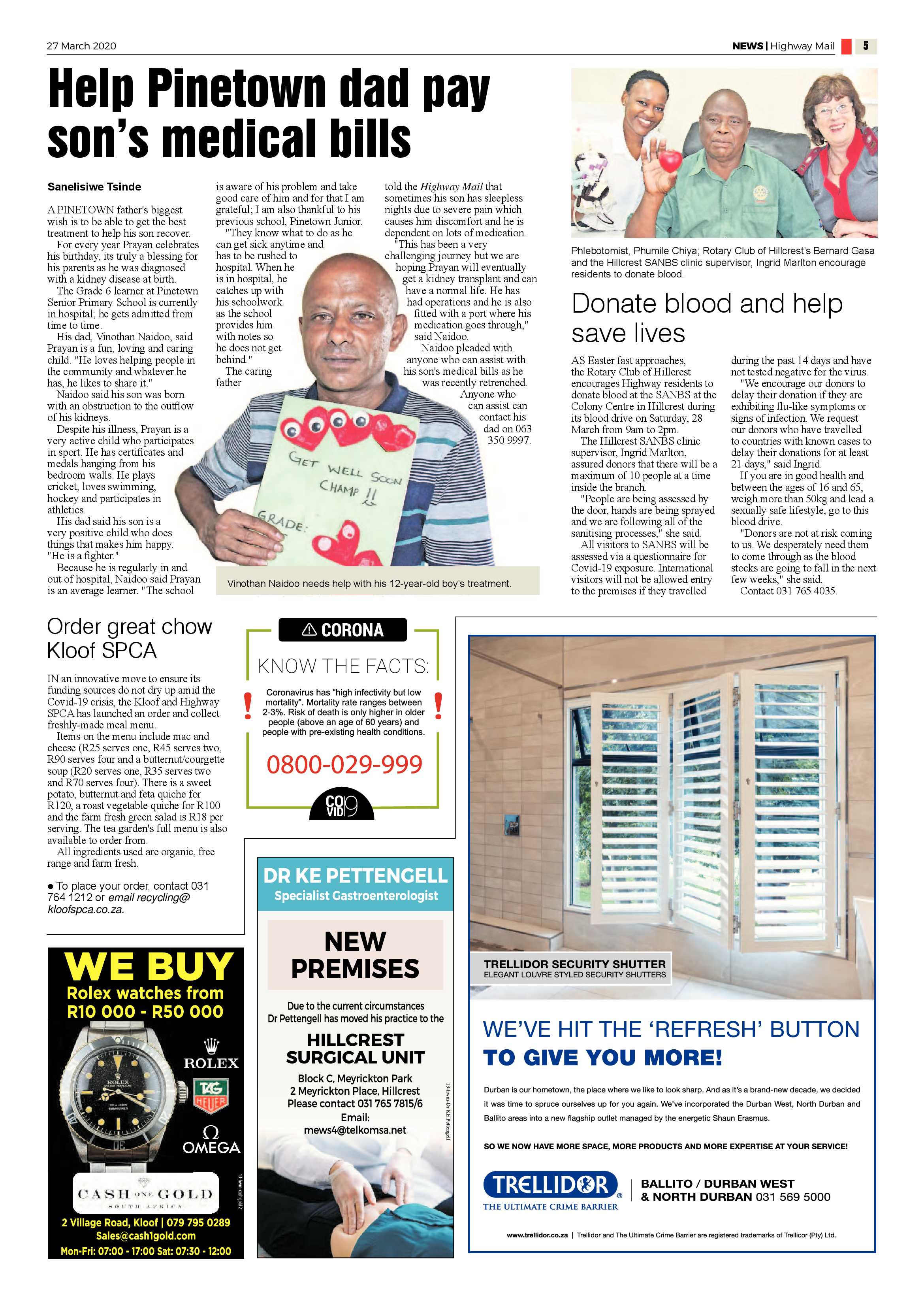 Highway Mail 27 March 2020 page 5