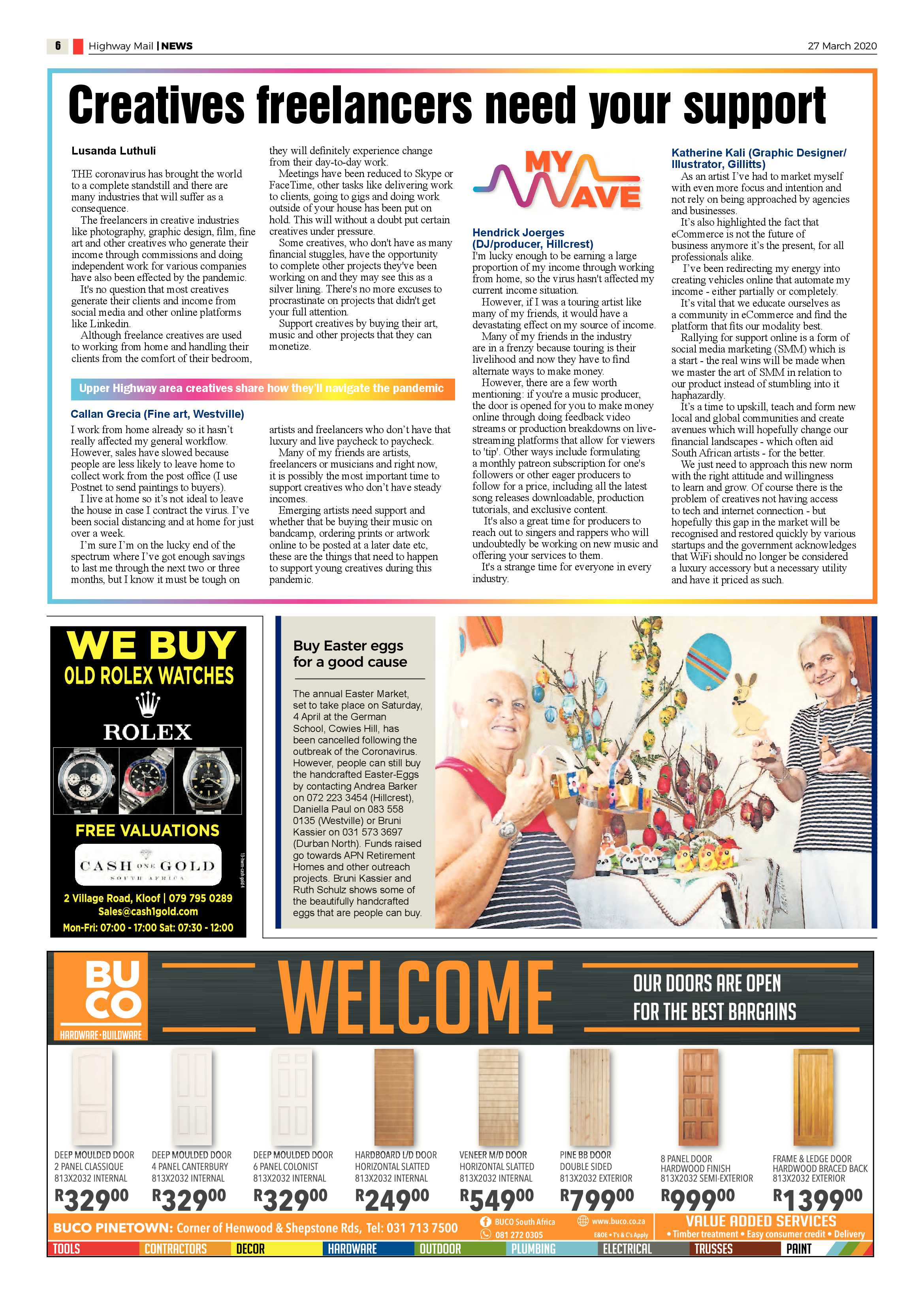 Highway Mail 27 March 2020 page 6
