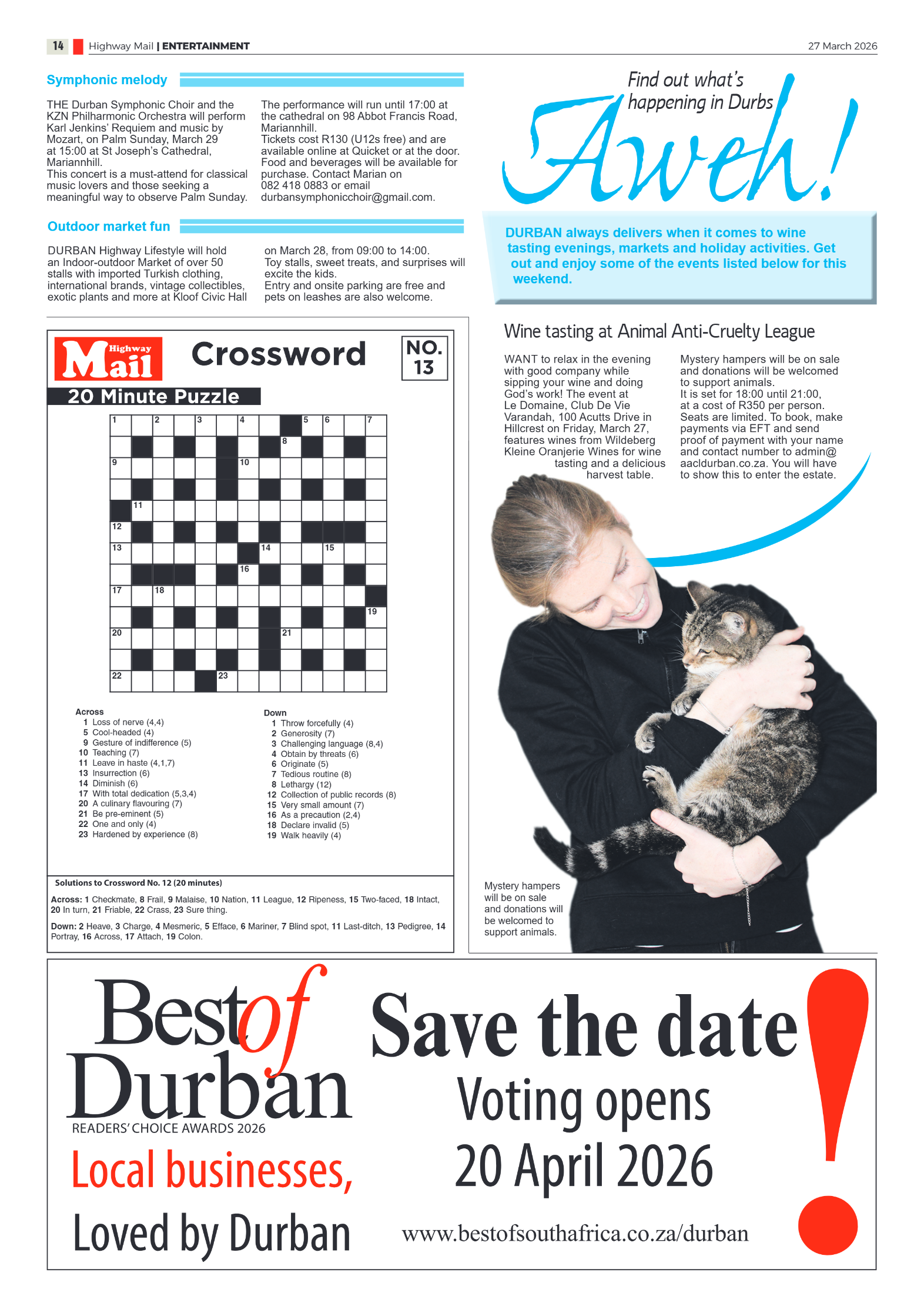 Highway Mail 27 March 2026 page 13