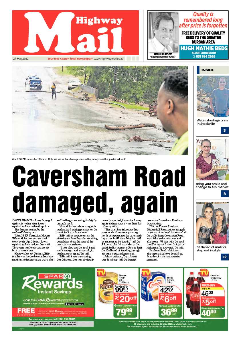 Highway Mail 27 May 2022 page 1