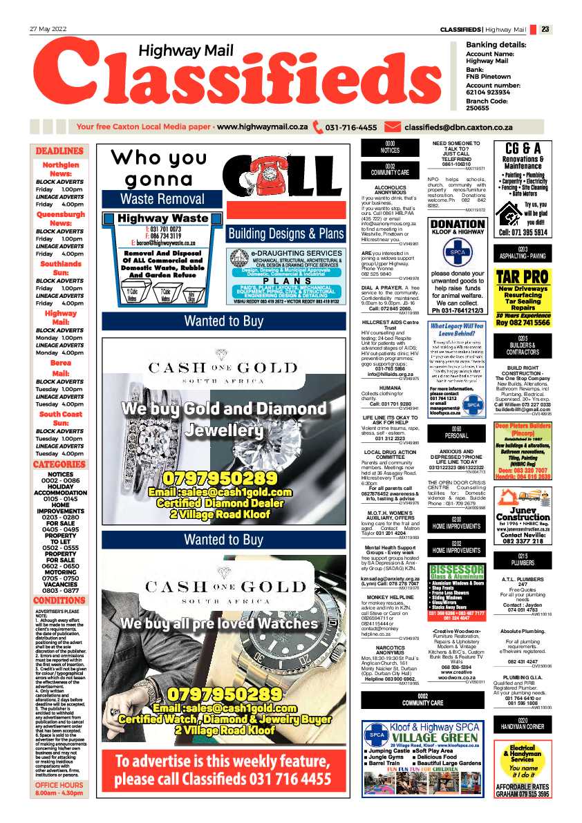 Highway Mail 27 May 2022 page 23