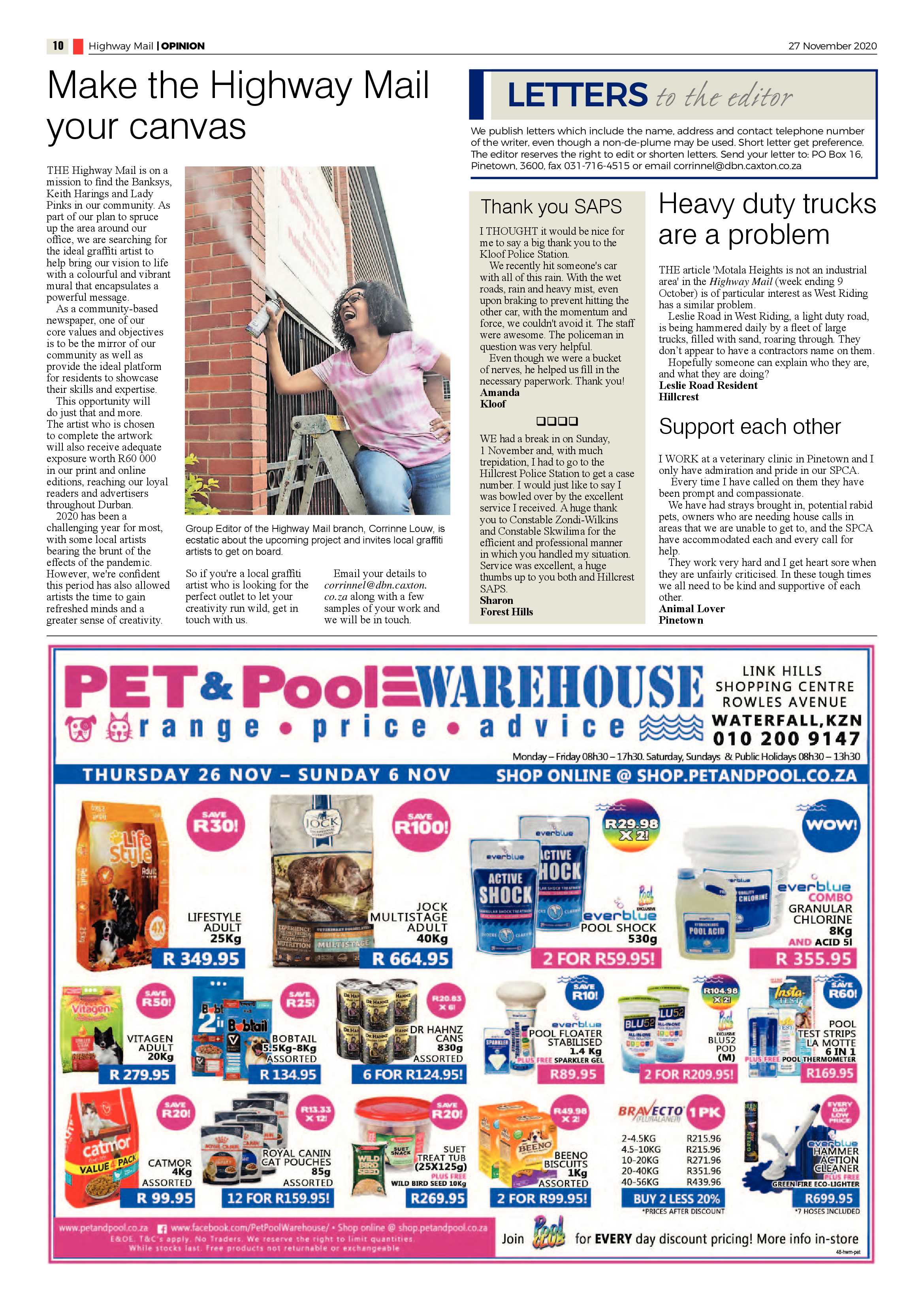 Highway Mail 27 November 2020 page 10
