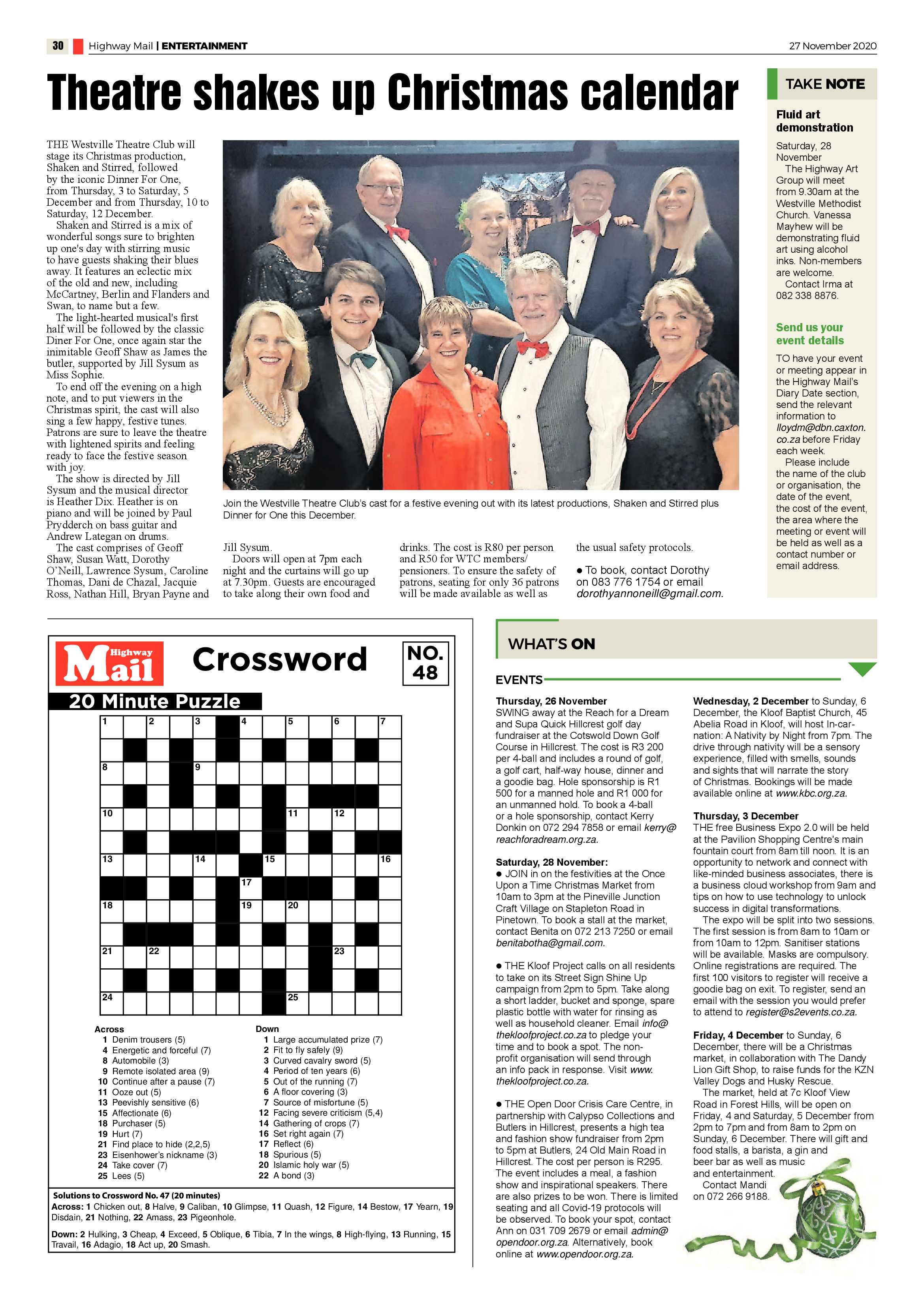 Highway Mail 27 November 2020 page 30