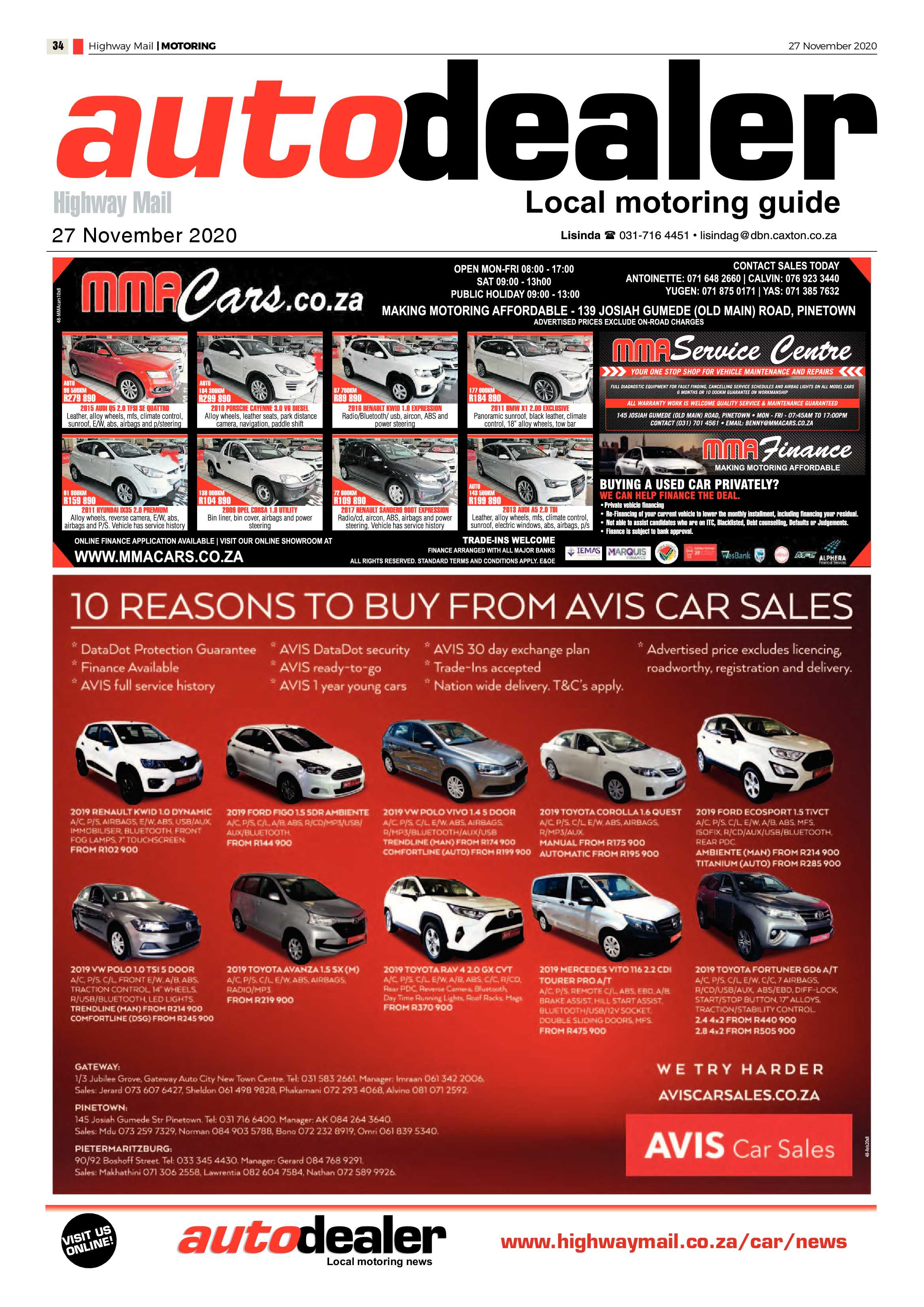 Highway Mail 27 November 2020 page 34